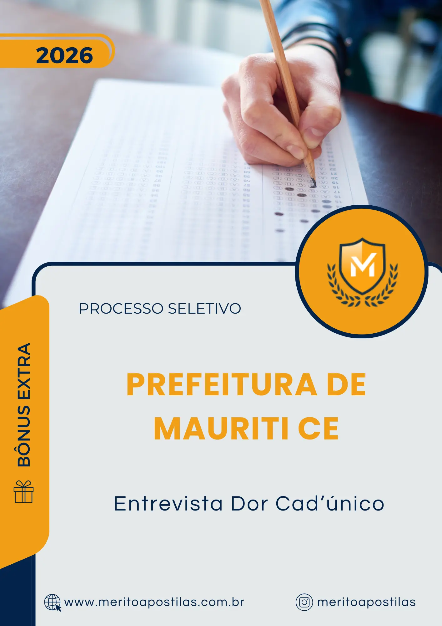 Apostila Entrevista Dor Cad Único Prefeitura de Mauriti CE 2026