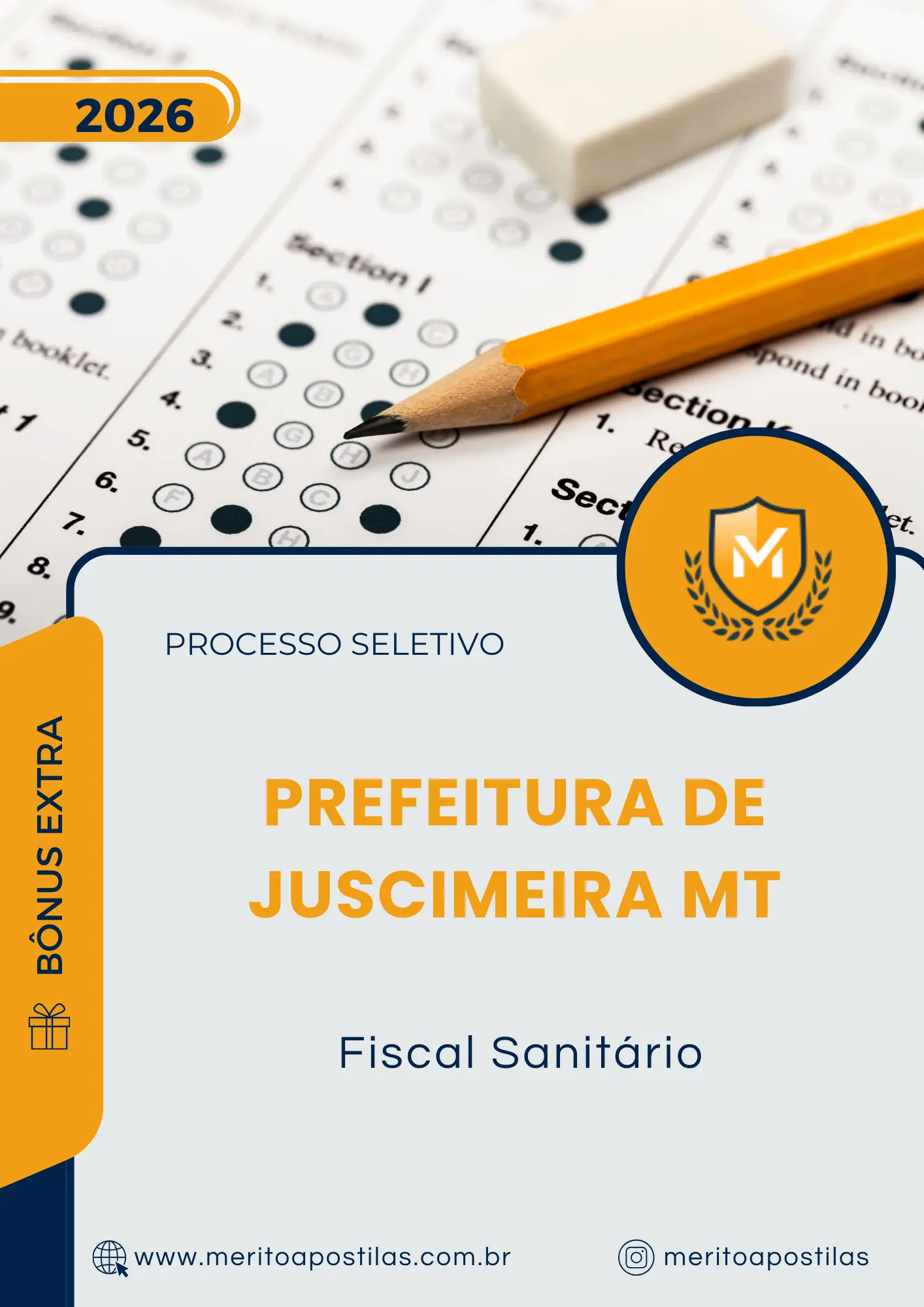 Apostila Fiscal Sanitário Prefeitura de Juscimeira MT 2026