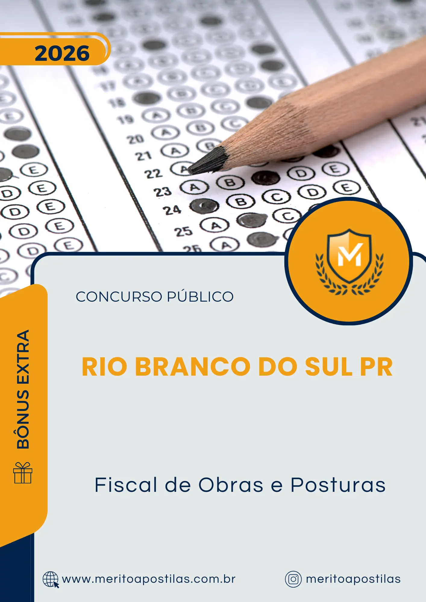 Apostila Fiscal de Obras e Posturas Prefeitura de Rio Branco do Sul PR 2026