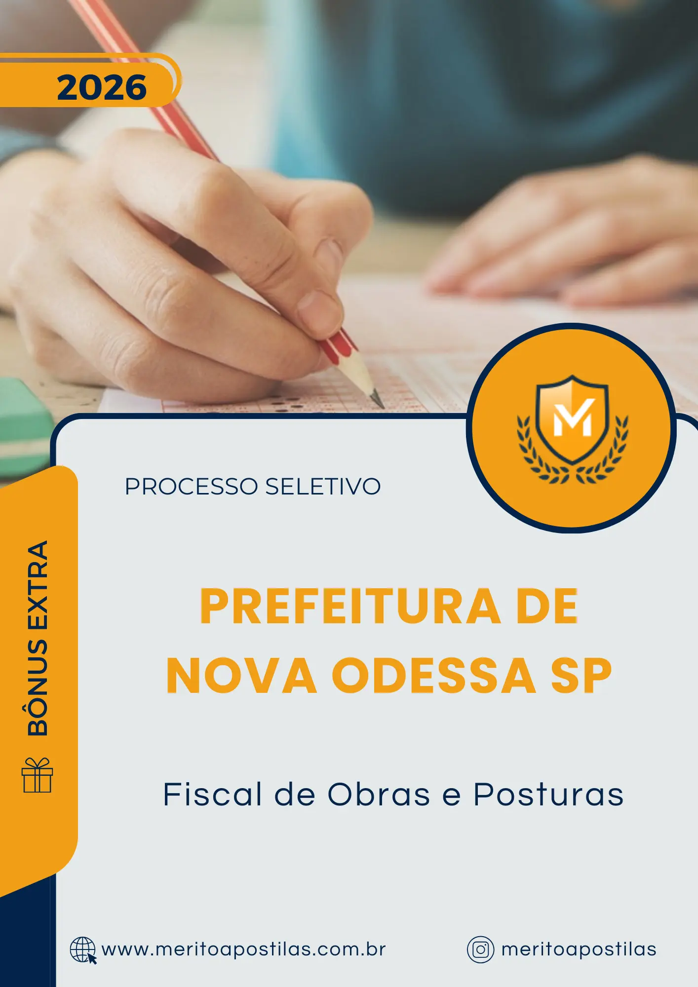 Apostila Fiscal de Obras e Posturas Prefeitura de Nova Odessa SP 2026