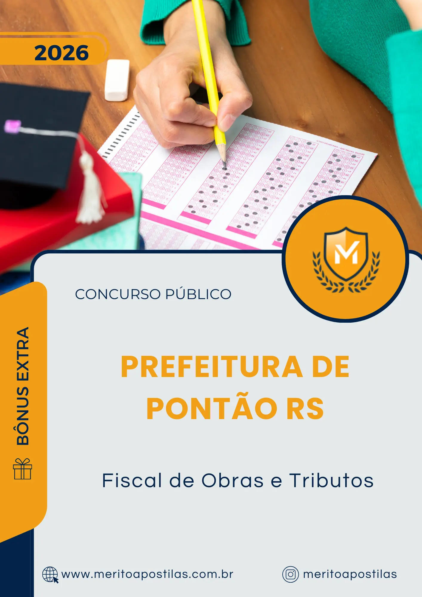 Apostila Fiscal de Obras e Tributos Prefeitura de Pontão RS 2026