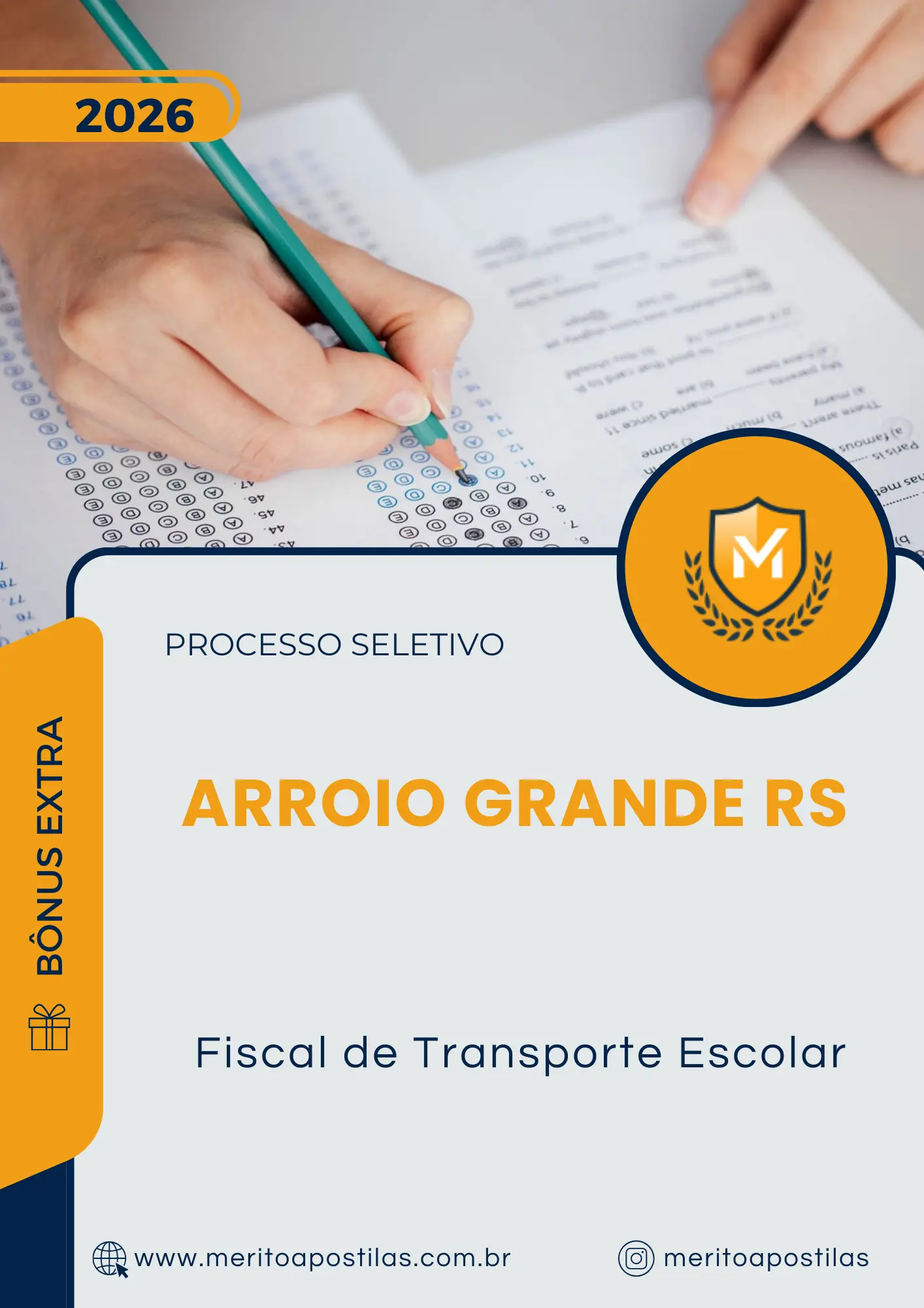 Apostila Fiscal de Transporte Escolar Prefeitura de Arroio Grande RS 2026