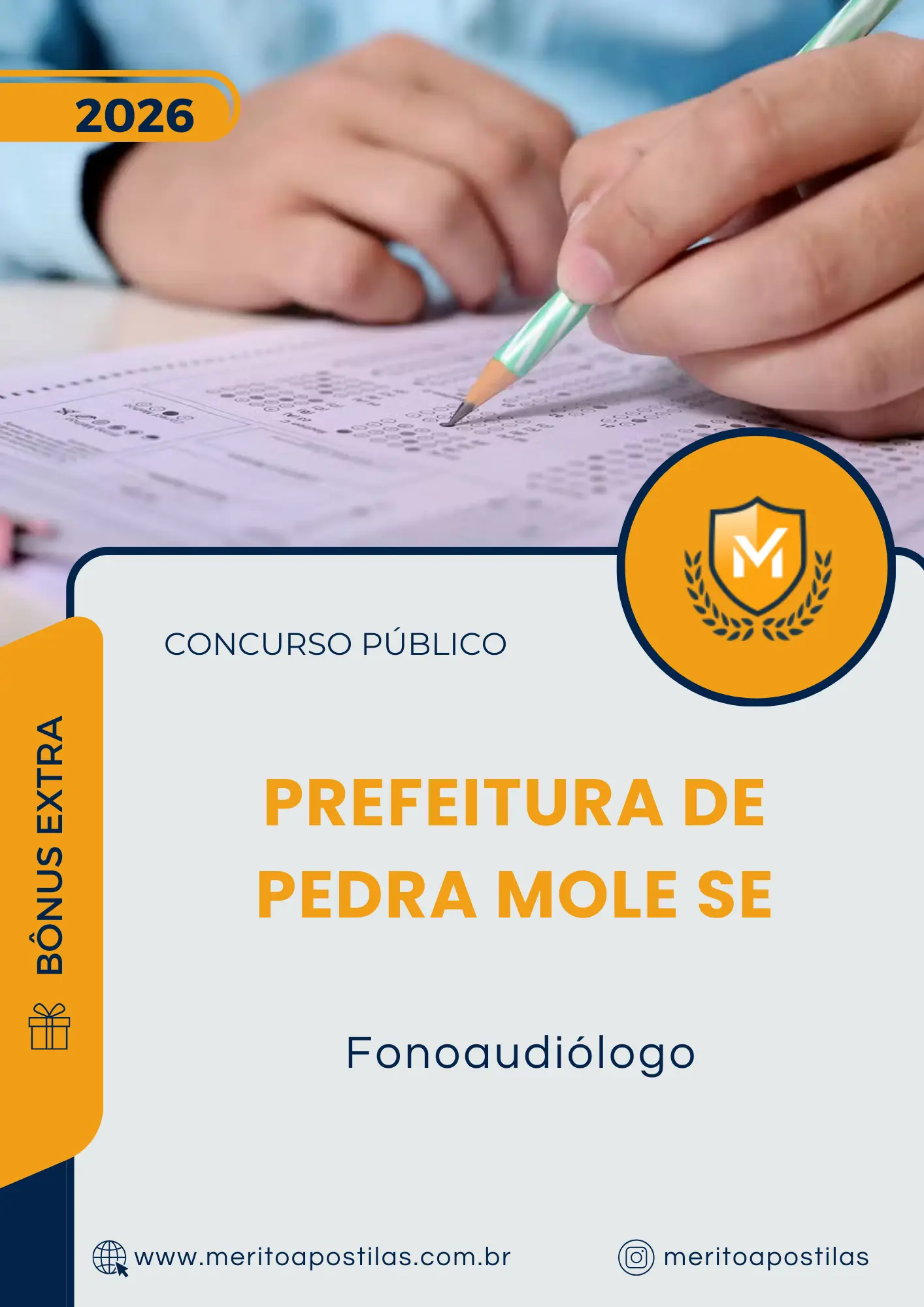 Apostila Fonoaudiólogo Prefeitura de Pedra Mole SE 2026