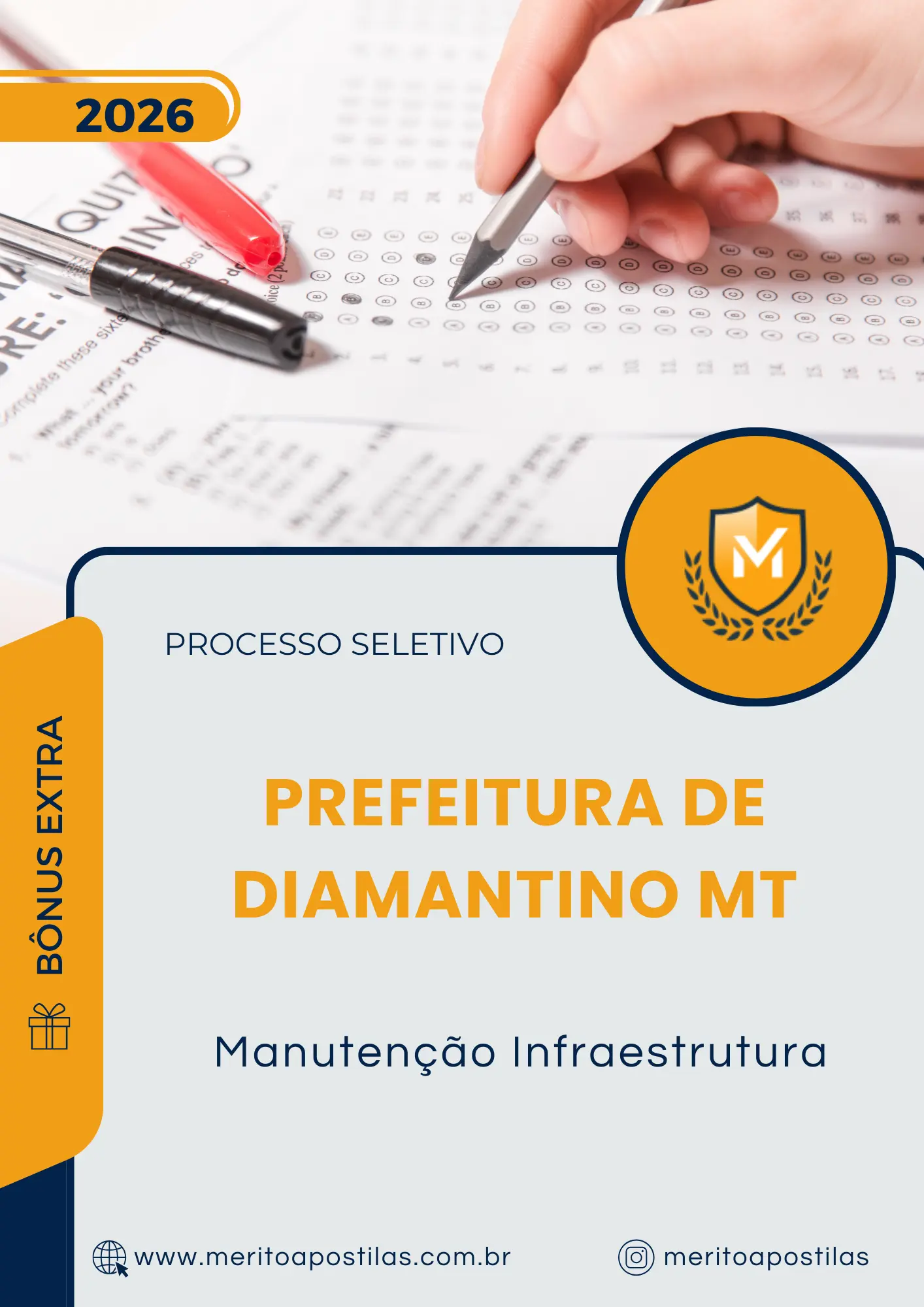 Apostila Manutenção Infraestrutura Prefeitura de Diamantino MT 2026