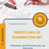 Apostila Mecânico de Manutenção de Veículos Prefeitura de Diamantino MT 2026