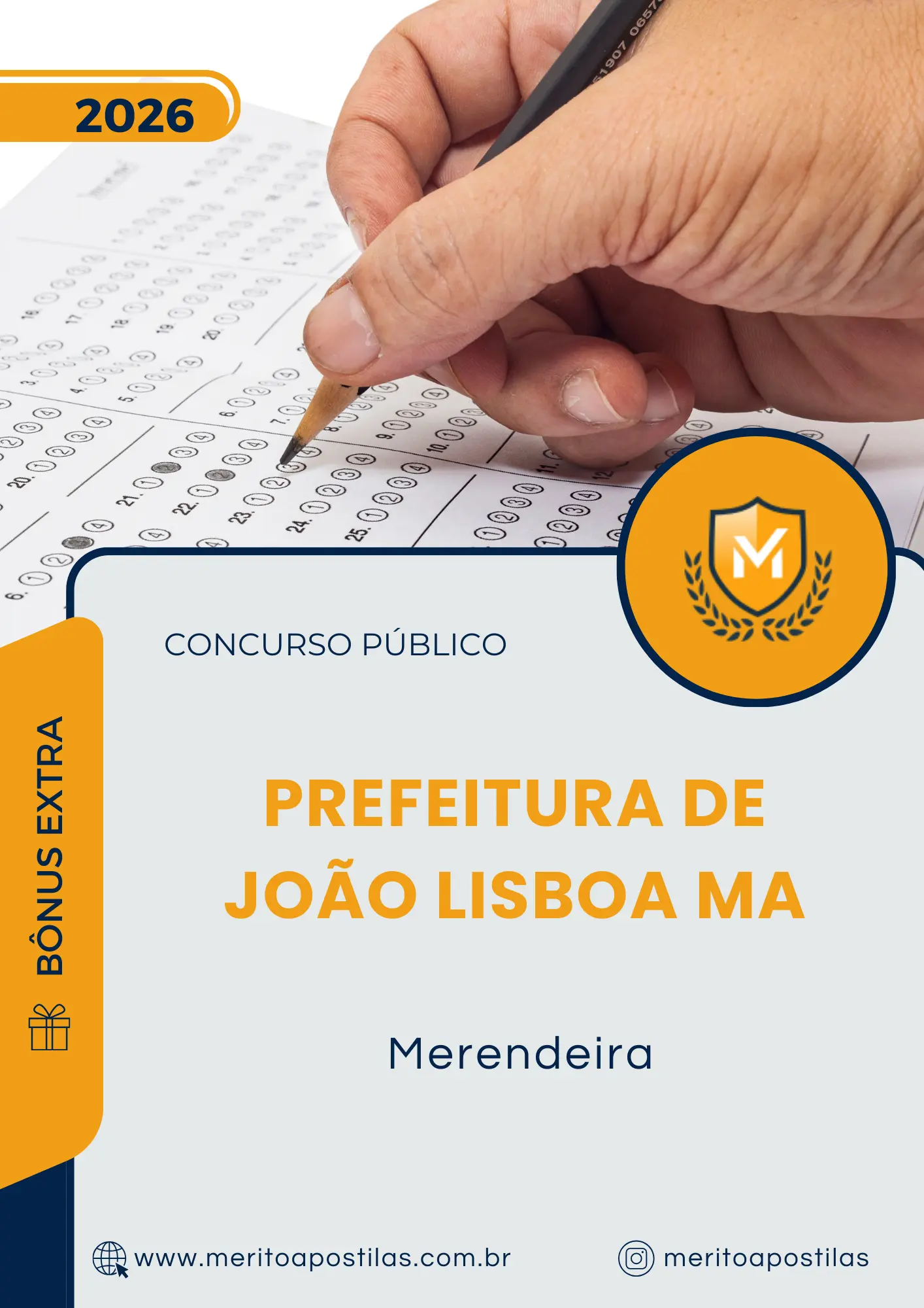 Apostila Merendeira Prefeitura de João Lisboa MA 2026