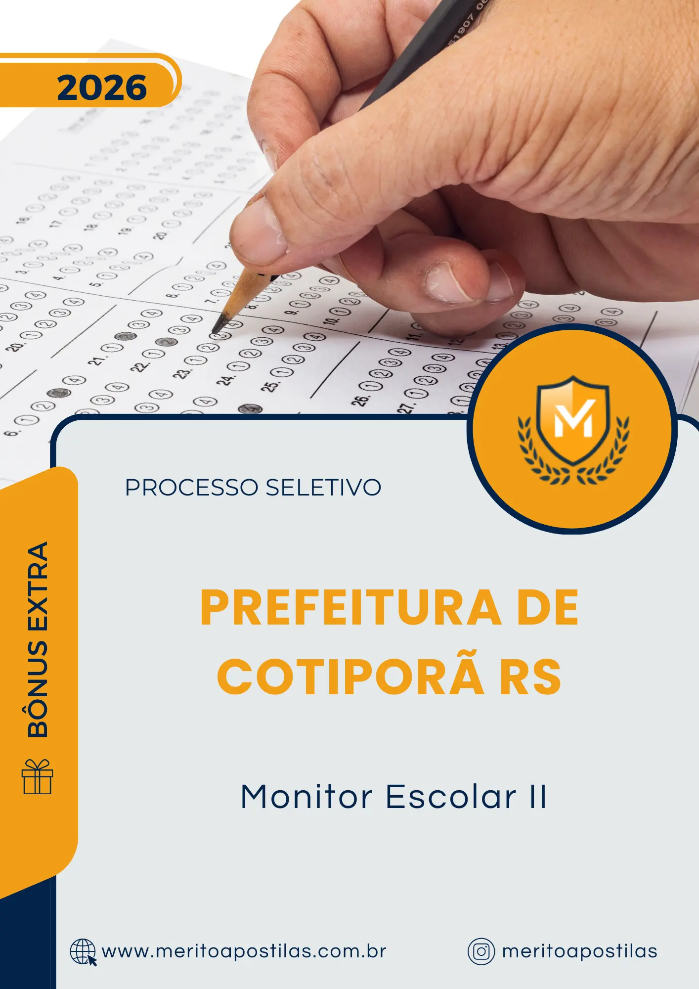 Apostila Monitor Escolar II Prefeitura de Cotiporã RS 2026