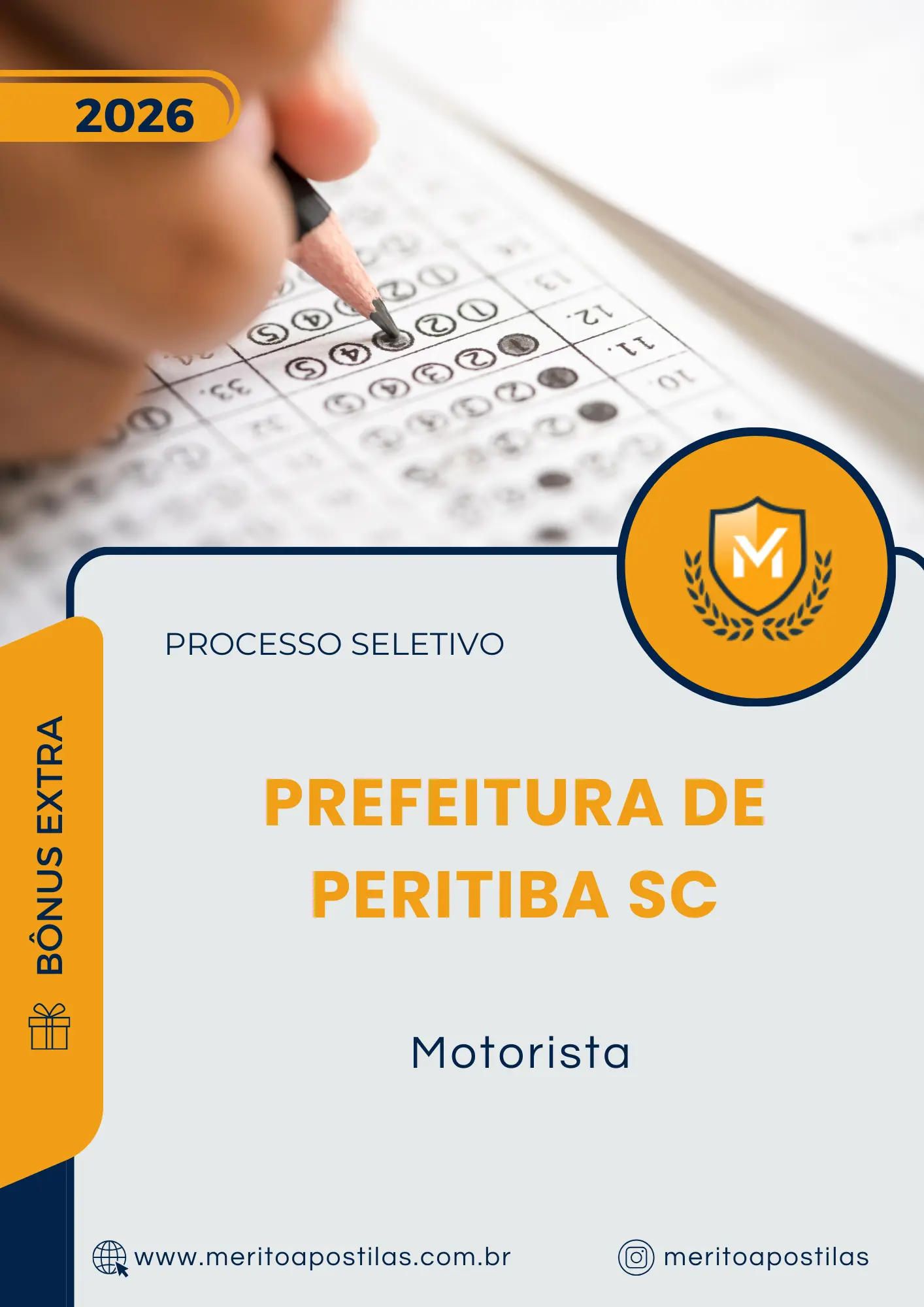 Apostila Motorista Prefeitura de Peritiba SC 2026
