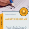 Apostila Motorista Sec De Transporte Obras E Urbanismo Cnh D Prefeitura de Augusto de Lima MG 2026