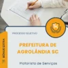 Apostila Motorista de Serviços Prefeitura de Agrolândia SC 2026
