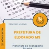 Apostila Motorista de Transporte Escolar Prefeitura de Eldorado MS 2026