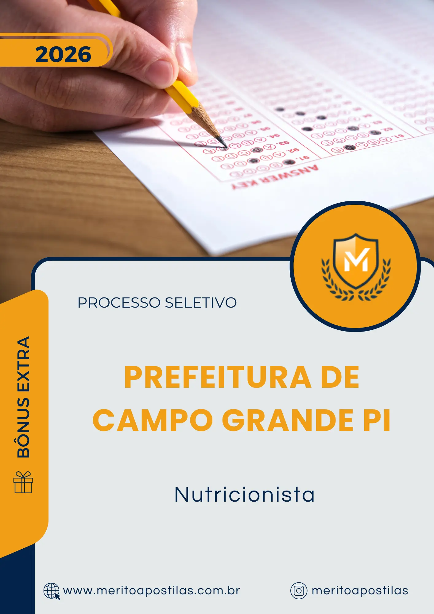 Apostila Nutricionista Prefeitura de Campo Grande PI 2026