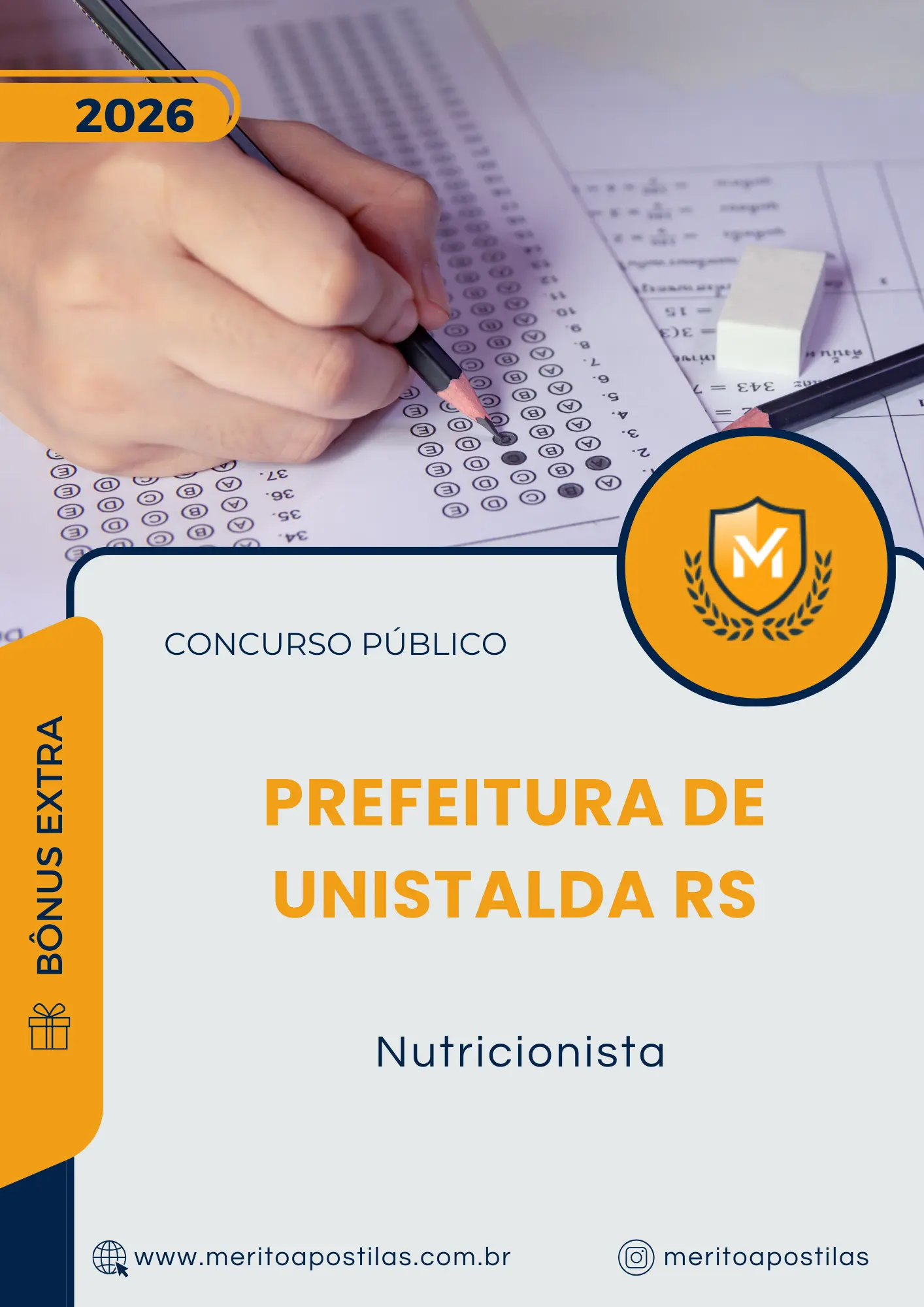 Apostila Nutricionista Prefeitura de Unistalda RS 2026