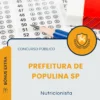 Apostila Nutricionista Prefeitura de Populina SP 2026