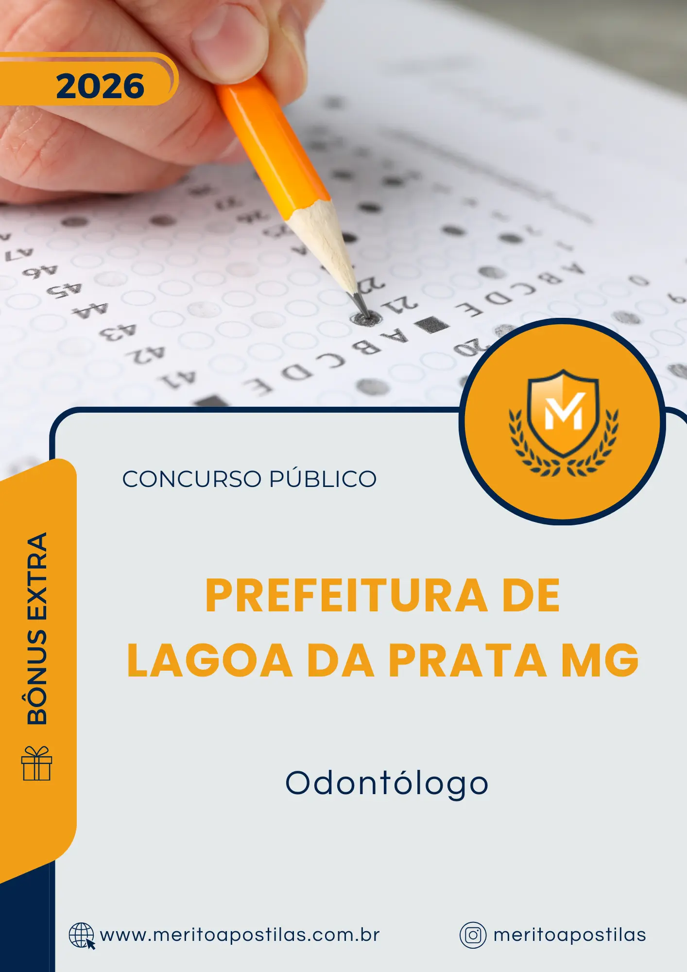Apostila Odontólogo Prefeitura de Lagoa da Prata MG 2026