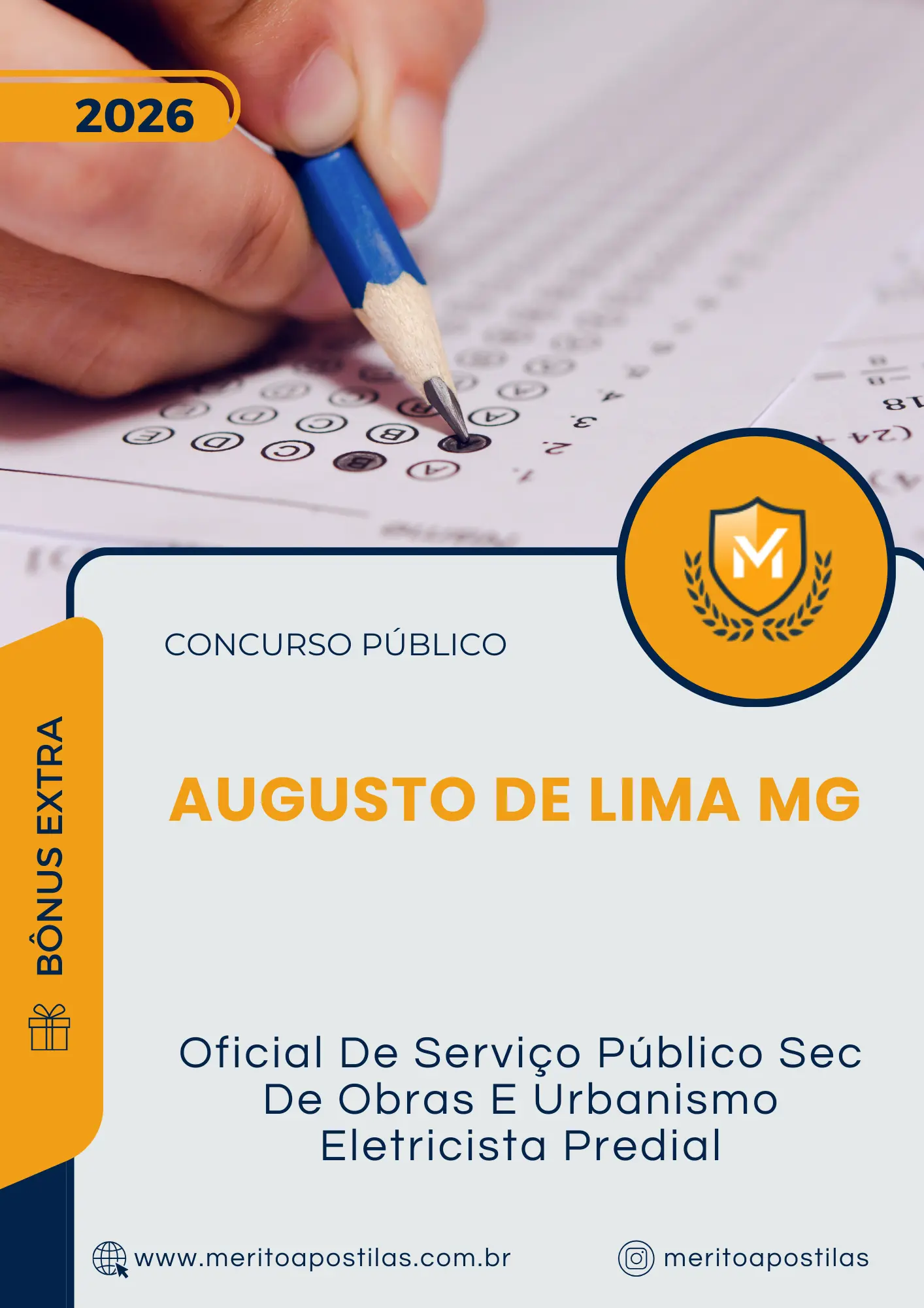 Apostila Oficial De Serviço Público Sec De Obras E Urbanismo Eletricista Predial Prefeitura de Augusto de Lima MG 2026