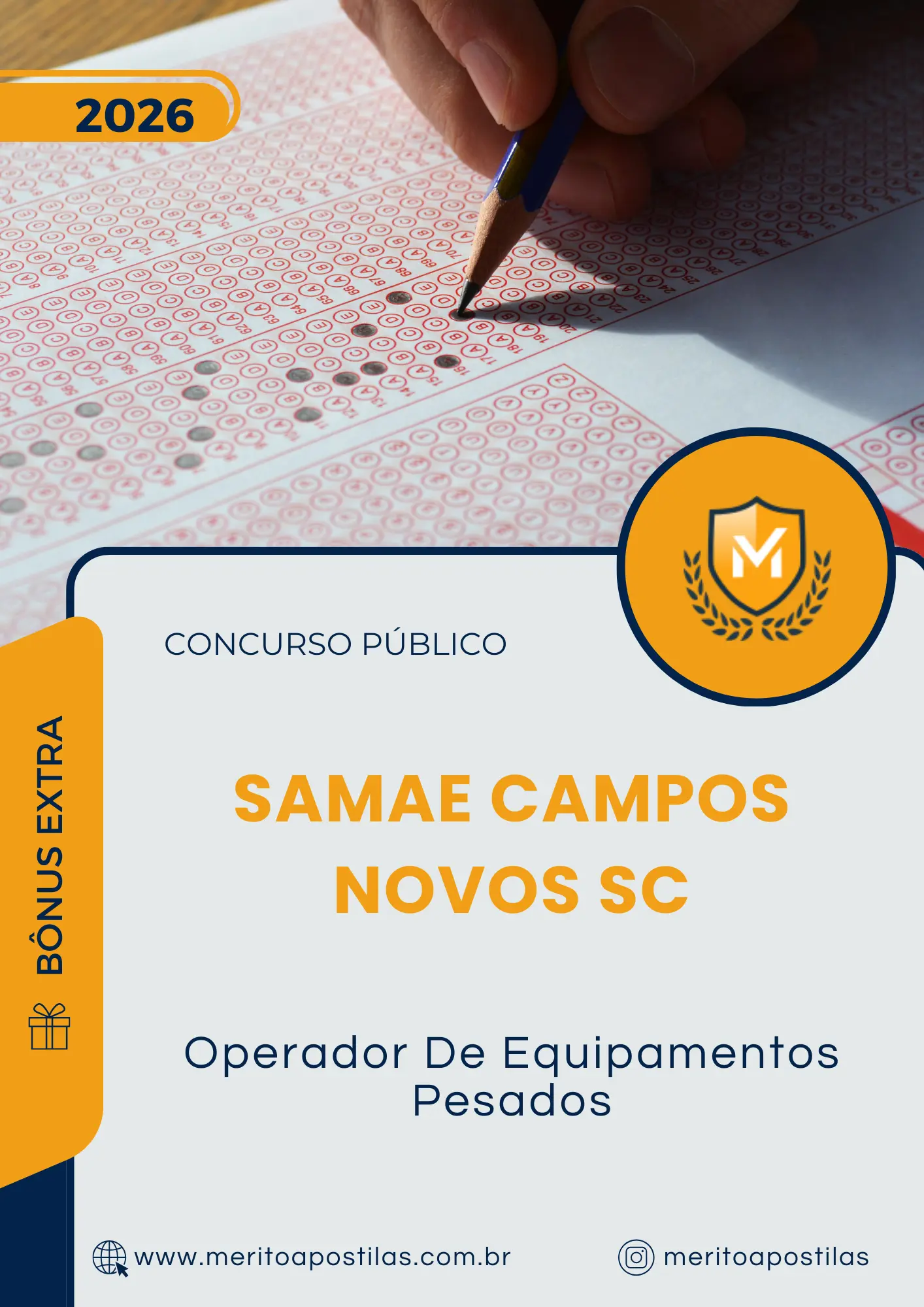 Apostila Operador De Equipamentos Pesados Concurso Público SAMAE Campos Novos SC 2026