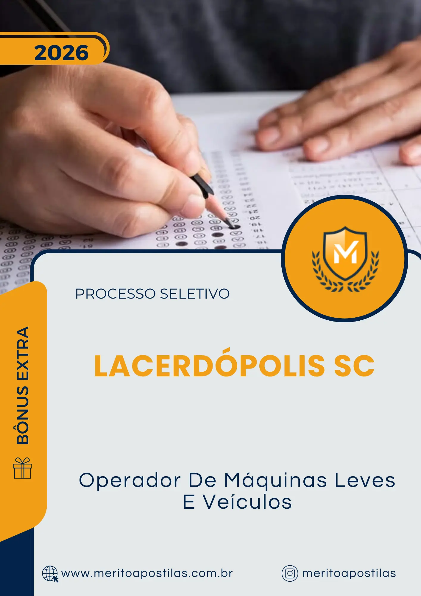 Apostila Operador De Máquinas Leves E Veículos Prefeitura de Lacerdópolis SC 2026