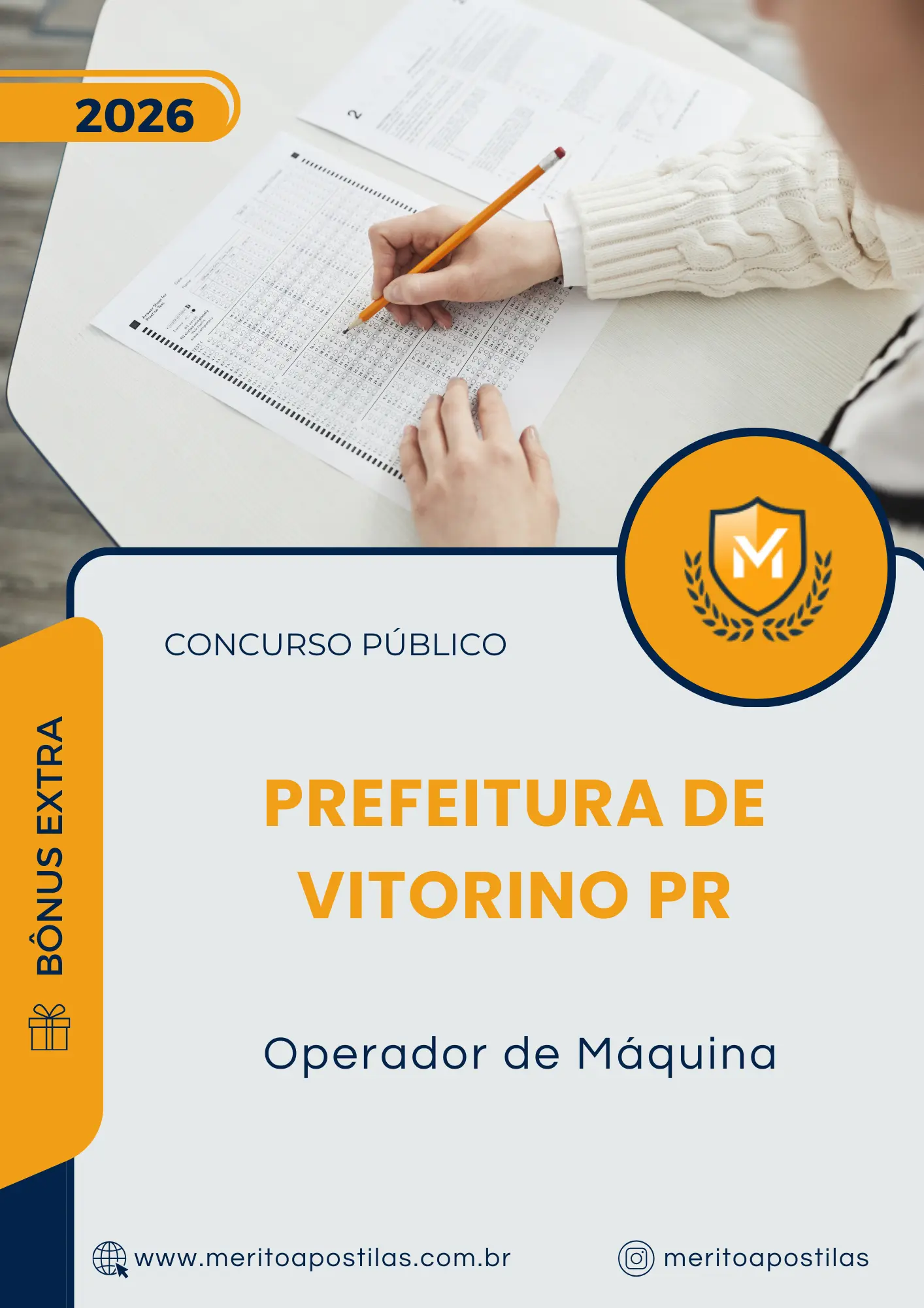 Apostila Operador de Máquina Prefeitura de Vitorino PR 2026