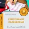 Apostila Orientador Social CREAS Prefeitura de Carandaí MG 2026