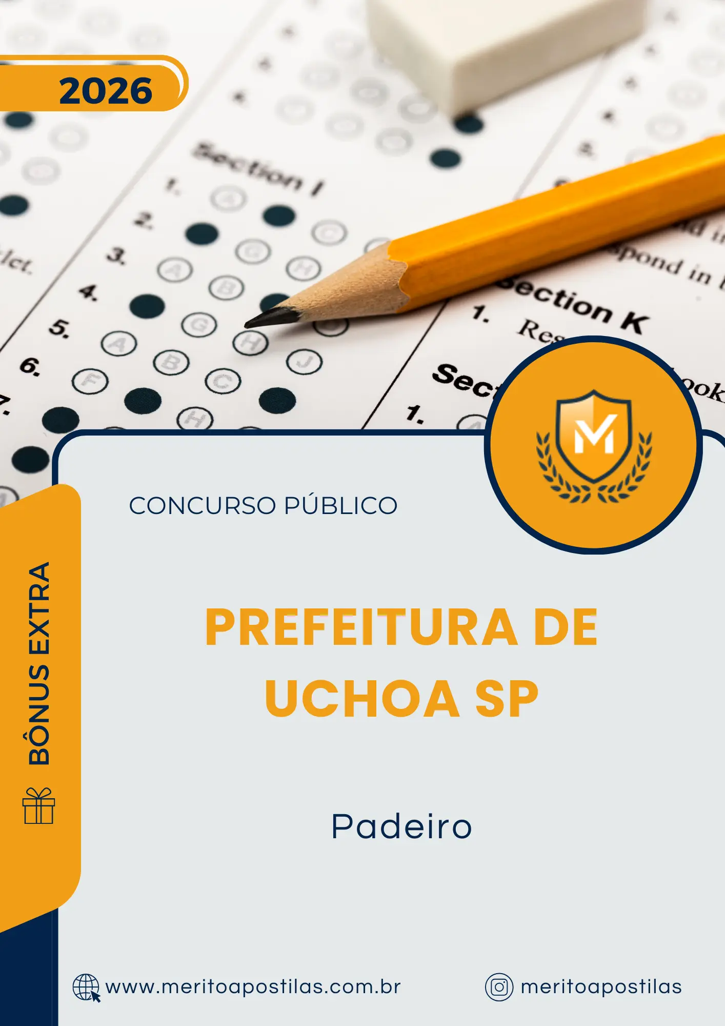 Apostila Padeiro Prefeitura de Uchoa SP 2026