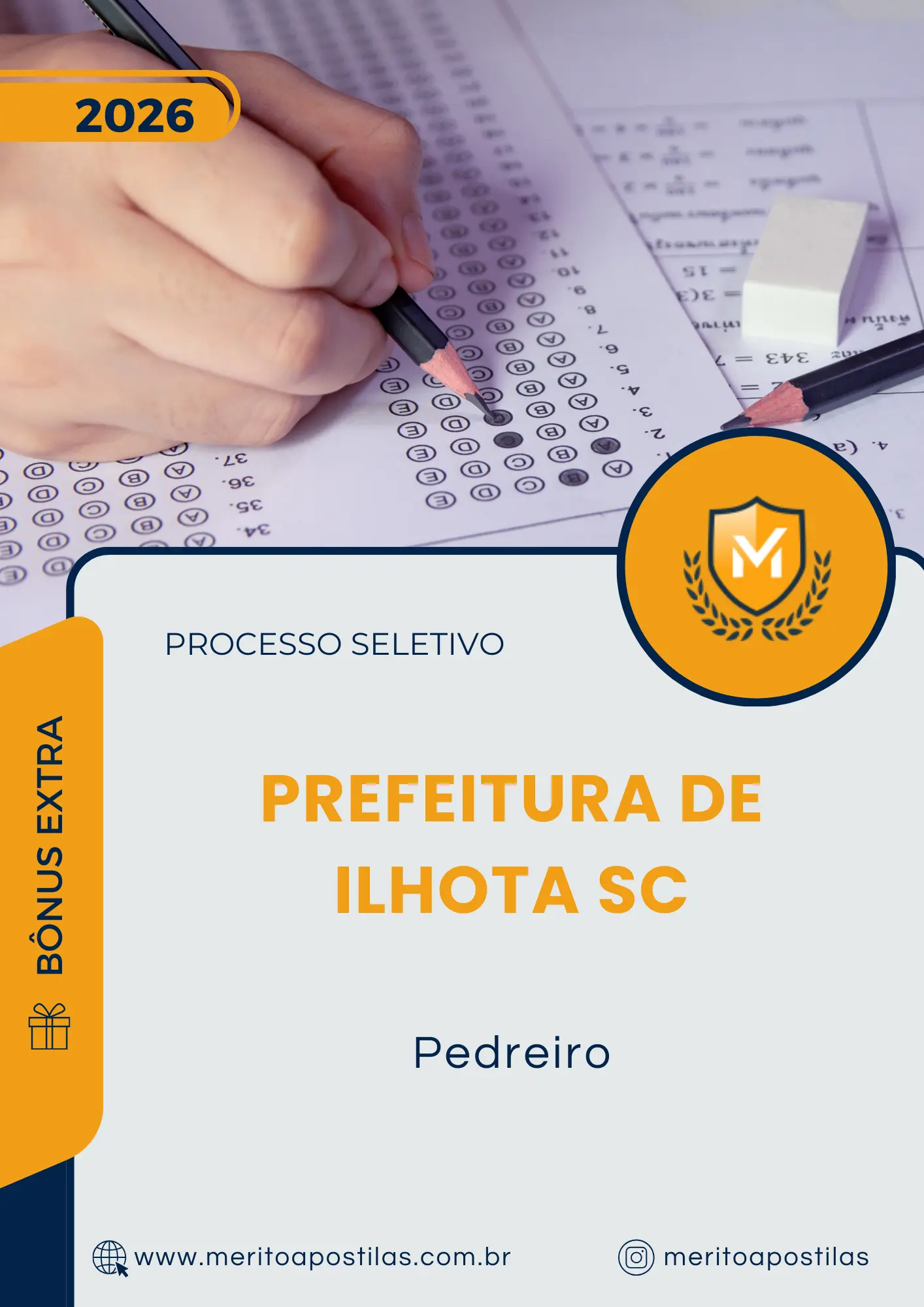 Apostila Pedreiro Prefeitura de Ilhota SC 2026