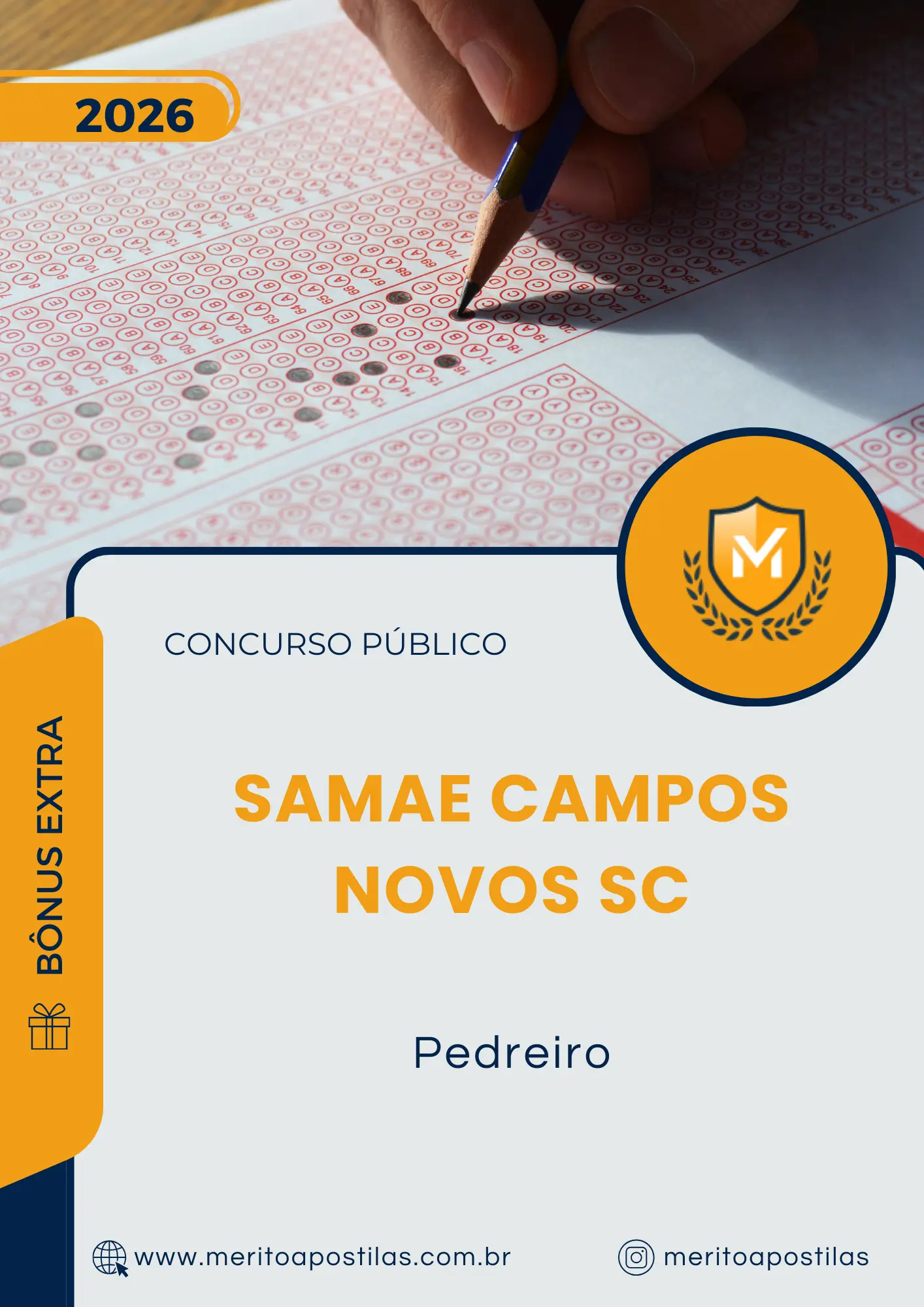 Apostila Pedreiro Concurso Público SAMAE Campos Novos SC 2026