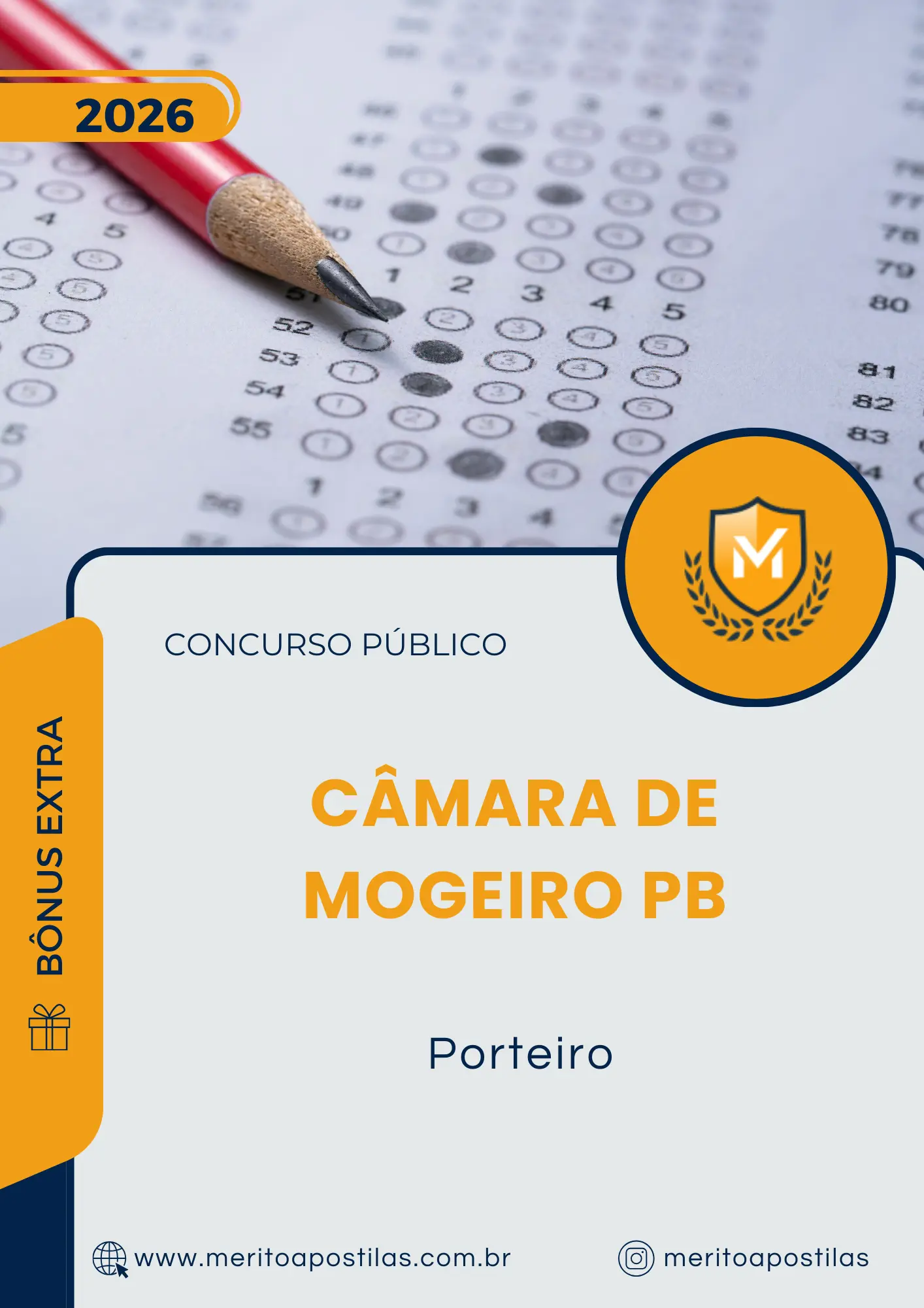 Apostila Porteiro Câmara de Mogeiro PB 2026
