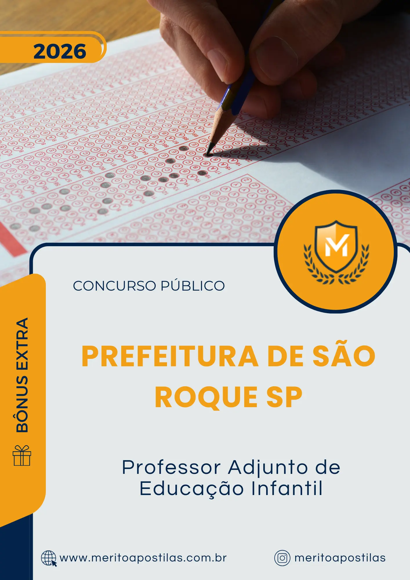 Apostila Professor Adjunto de Educação Infantil Prefeitura de São Roque SP 2026