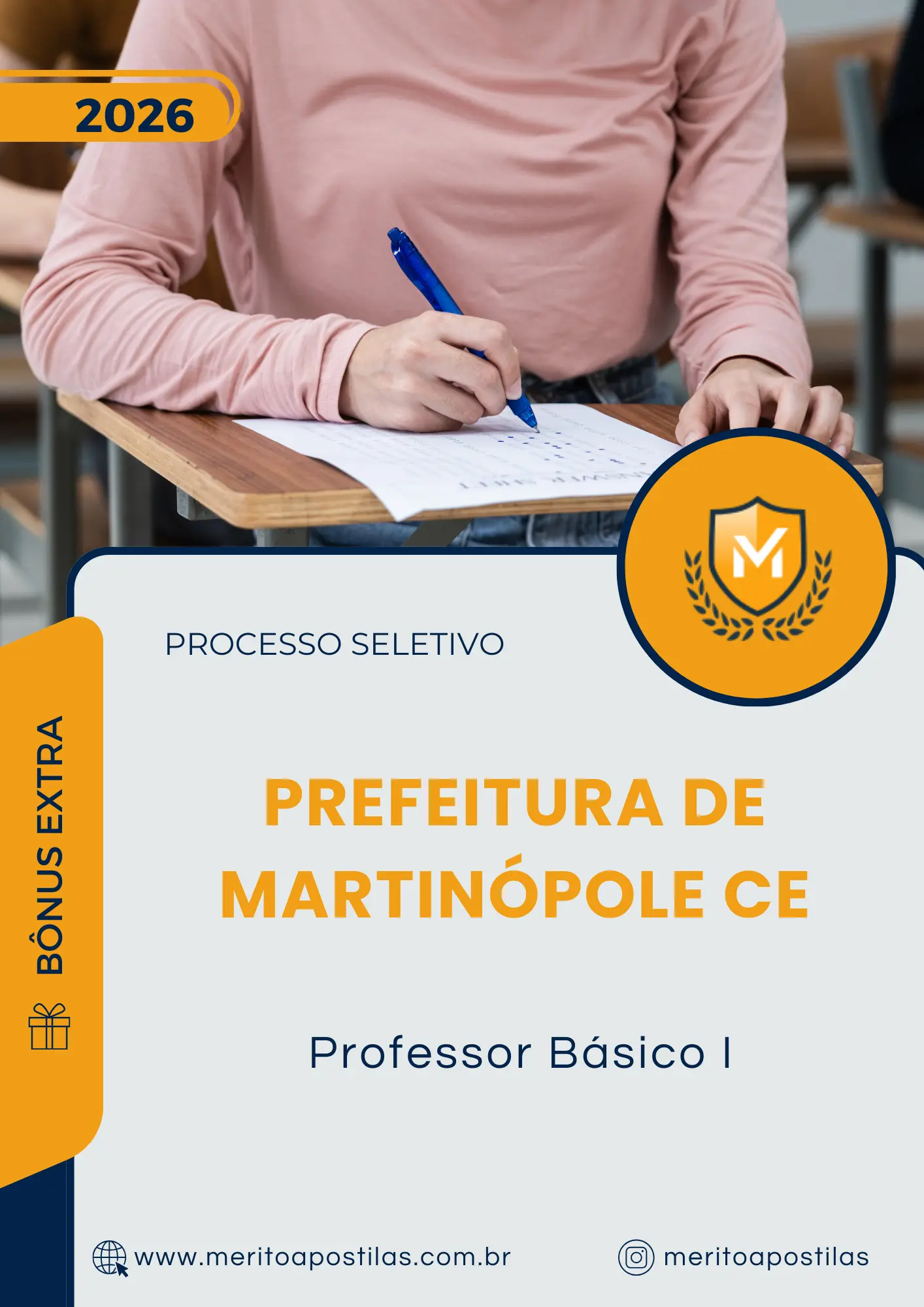 Apostila Professor Básico I Prefeitura de Martinópole CE 2026