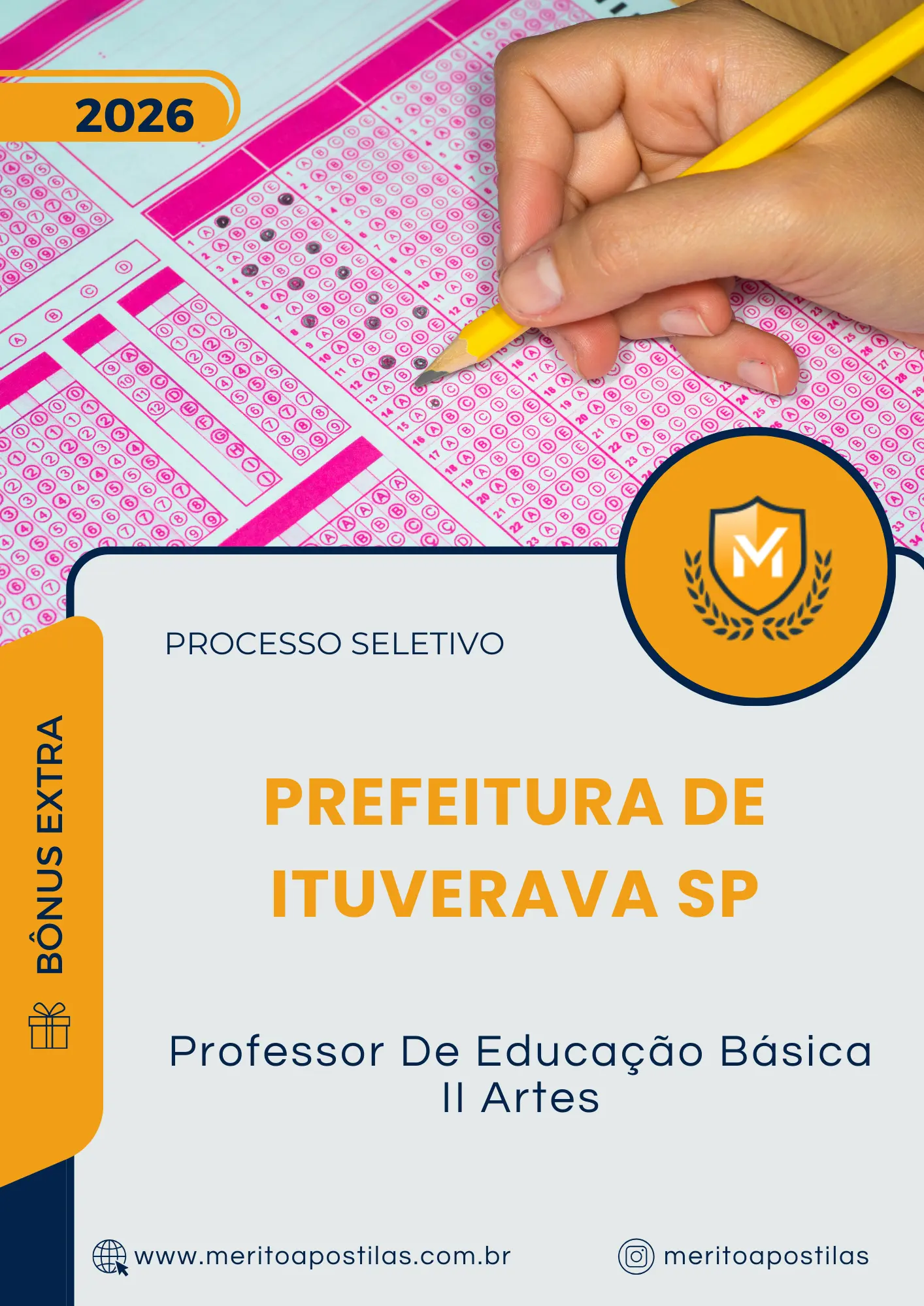 Apostila Professor De Educação Básica II Artes Prefeitura de Ituverava SP 2026