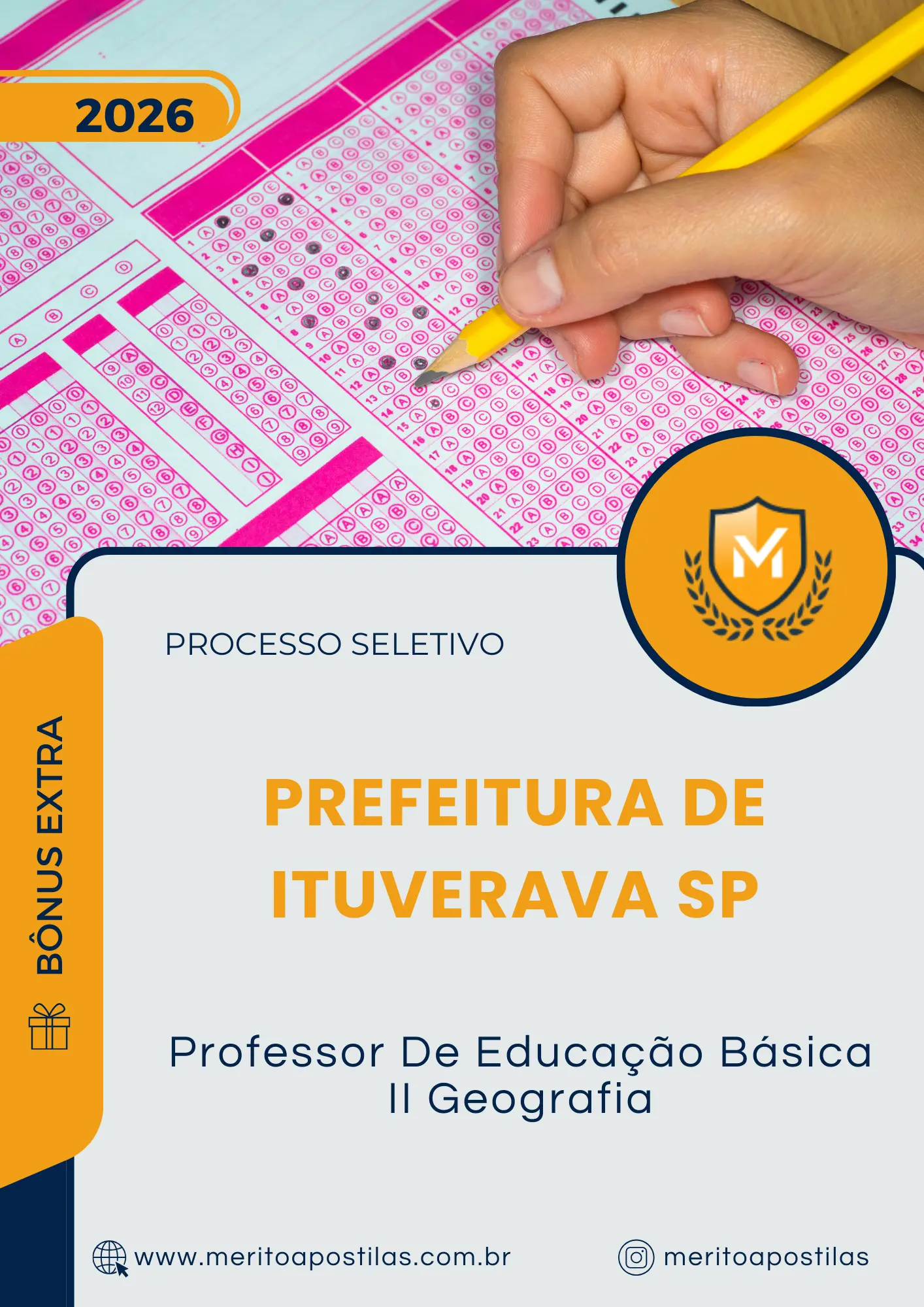 Apostila Professor De Educação Básica II Geografia Prefeitura de Ituverava SP 2026