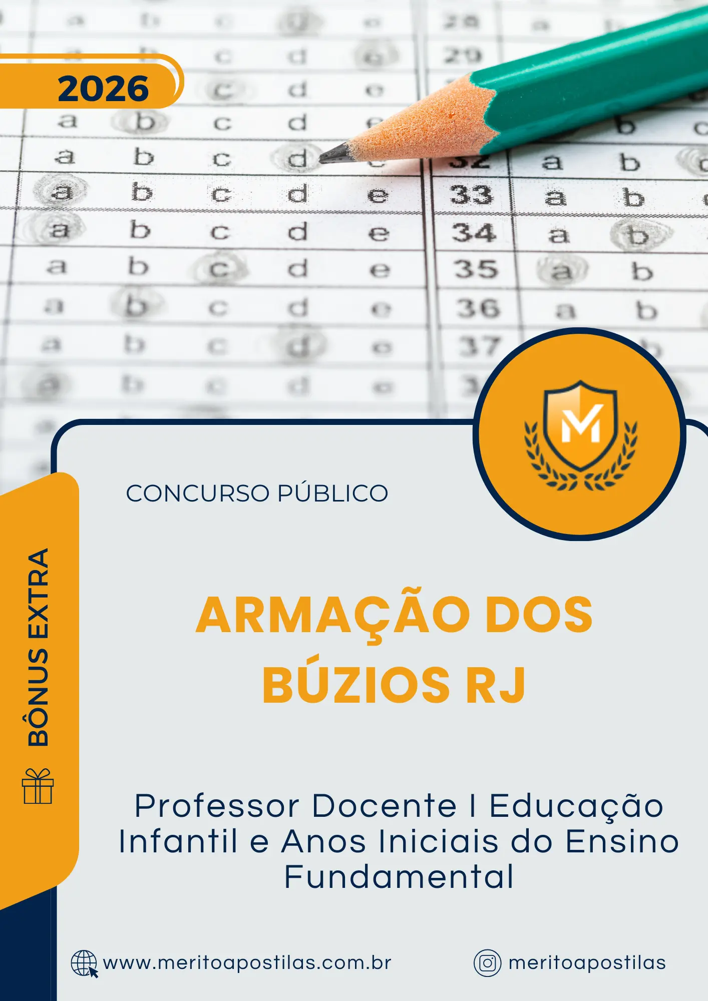 Apostila Professor Docente I Educação Infantil e Anos Iniciais do Ensino Fundamental Prefeitura de Armação dos Búzios RJ 2026