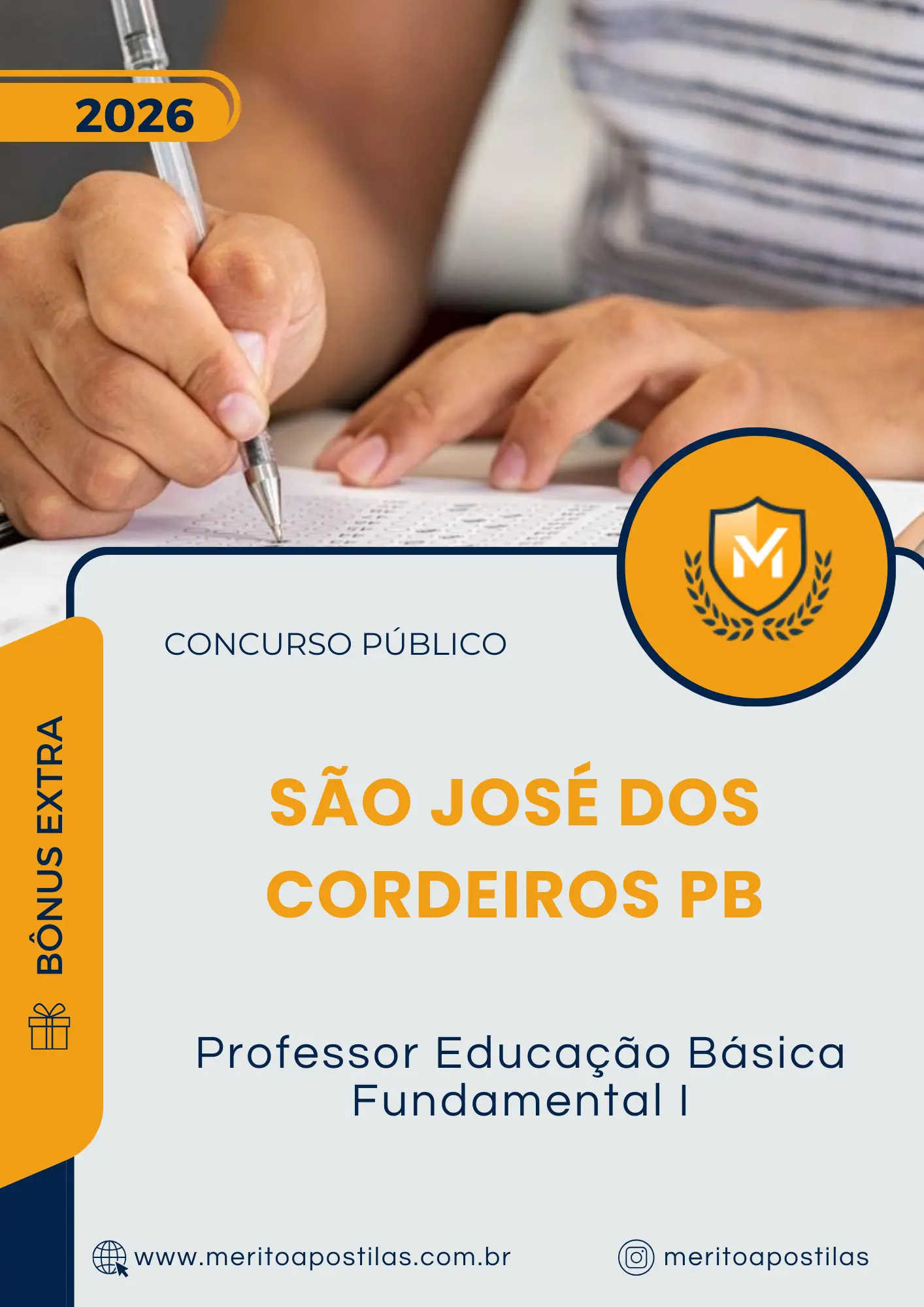 Apostila Professor Educação Básica Fundamental I Prefeitura de São José dos Cordeiros PB 2026