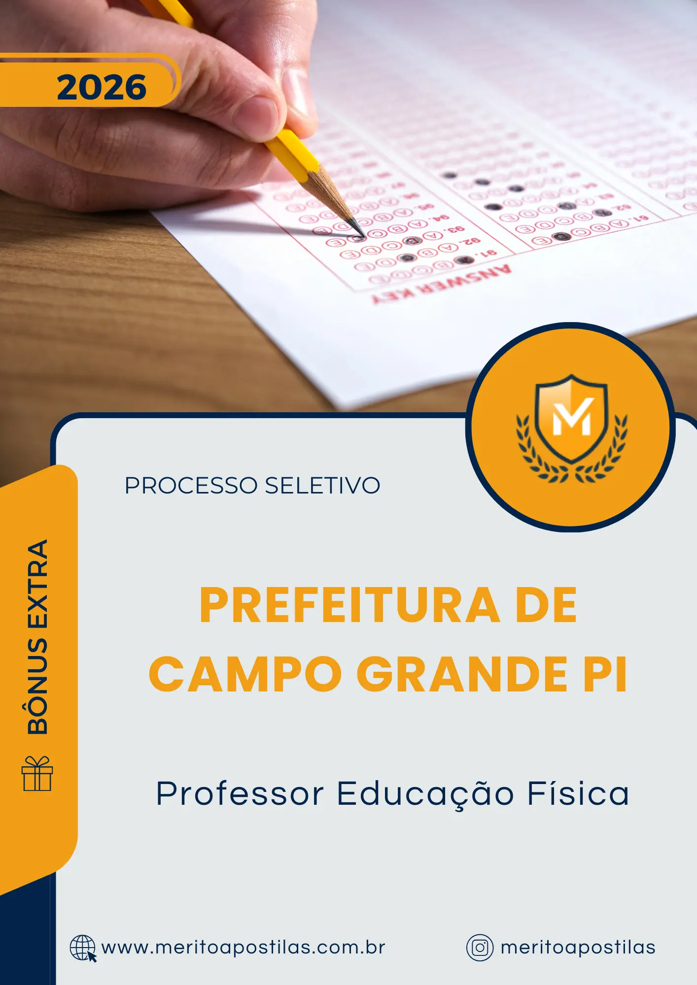 Apostila Professor Educação Física Prefeitura de Campo Grande PI 2026