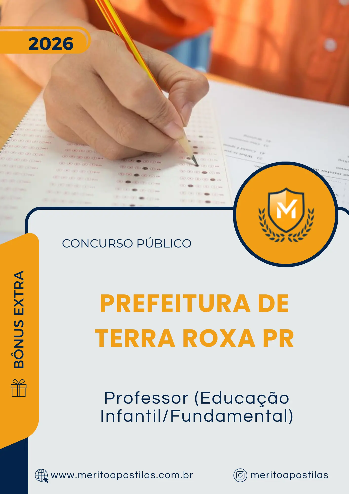 Apostila Professor Educação Infantil Fundamental Prefeitura de Terra Roxa PR 2026