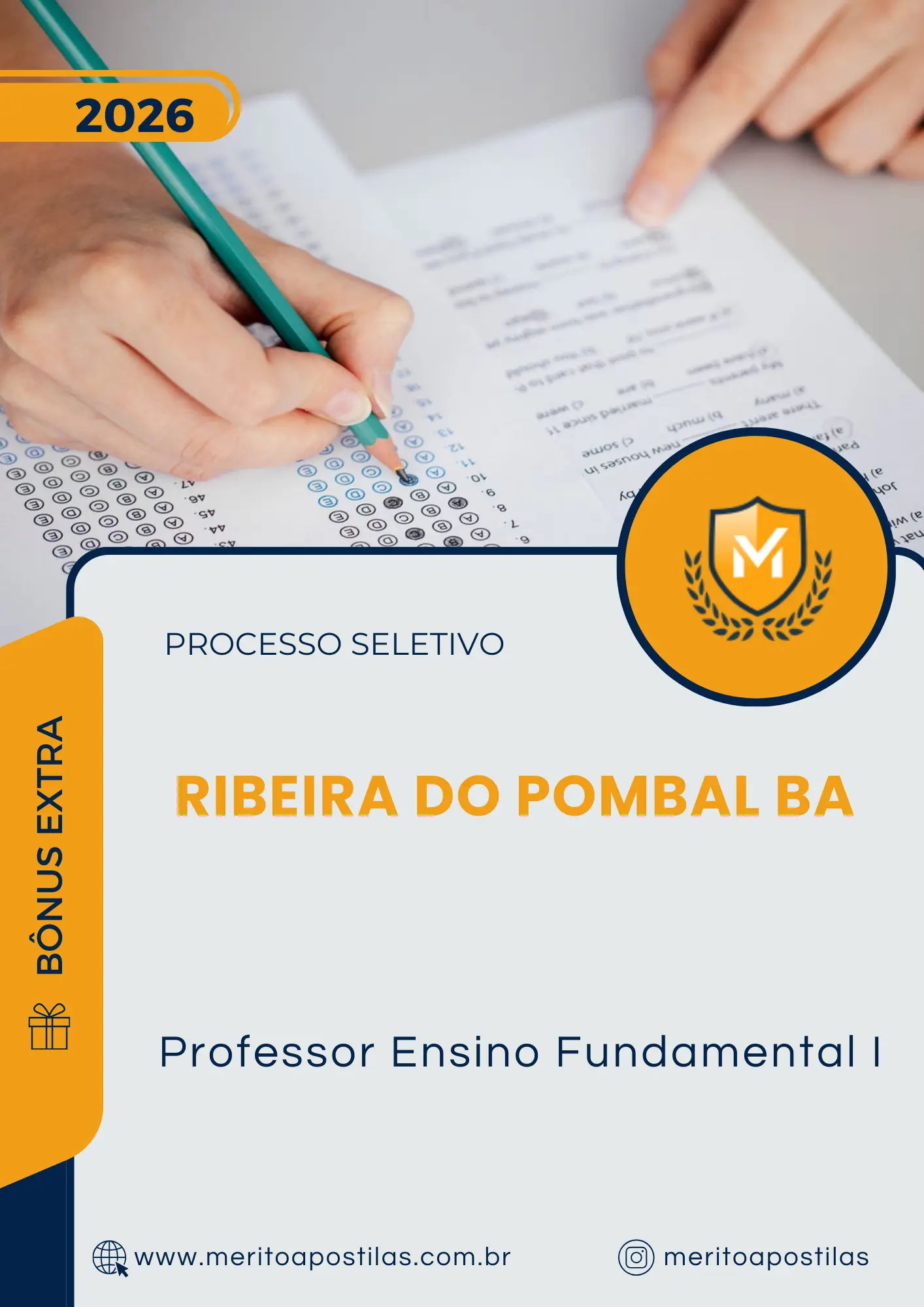 Apostila Professor Ensino Fundamental I Prefeitura de Ribeira do Pombal BA 2026