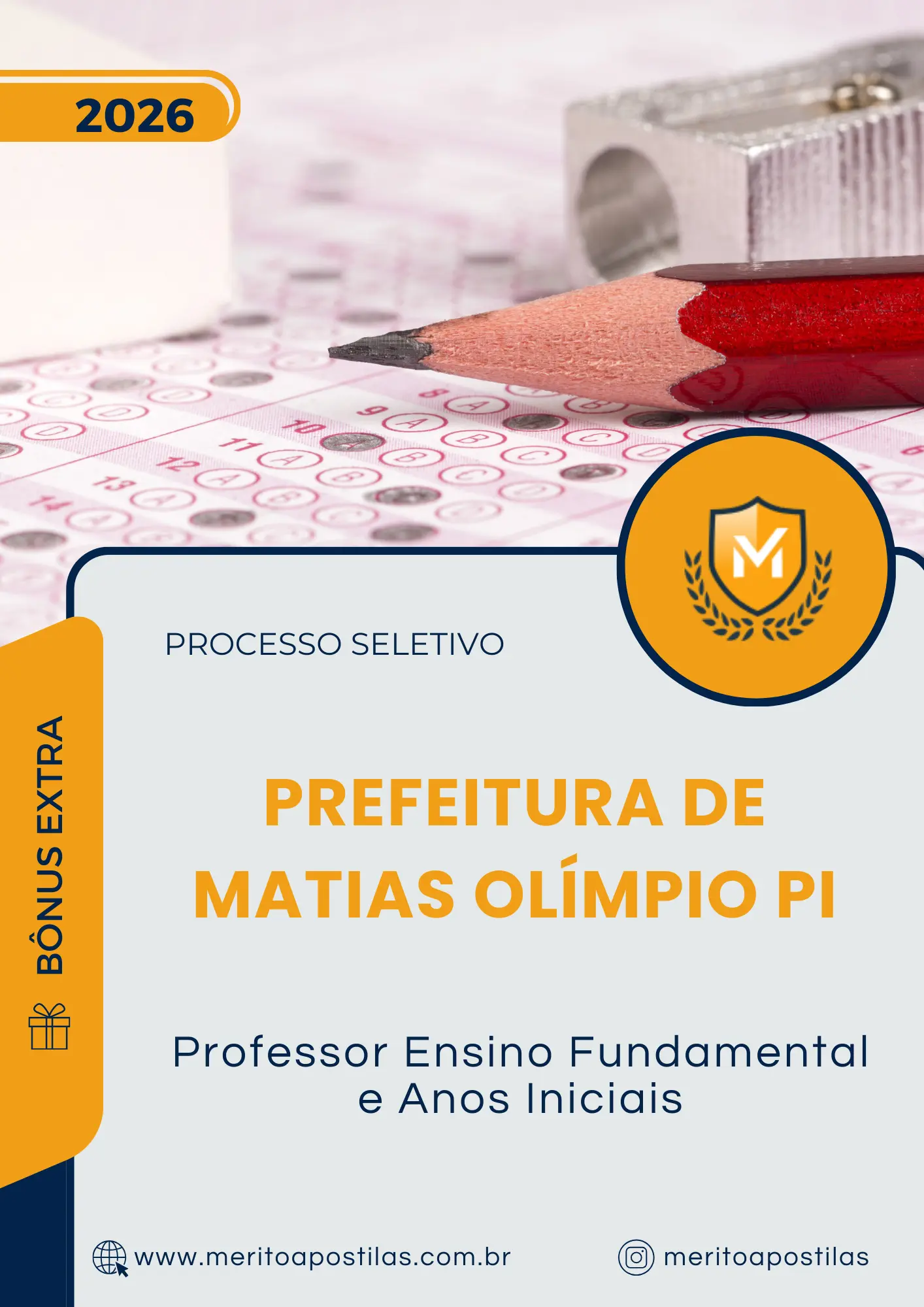 Apostila Professor Ensino Fundamental e Anos Iniciais Prefeitura de Matias Olímpio PI 2026