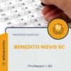 Apostila Professor I 40 Prefeitura de Benedito Novo SC 2026