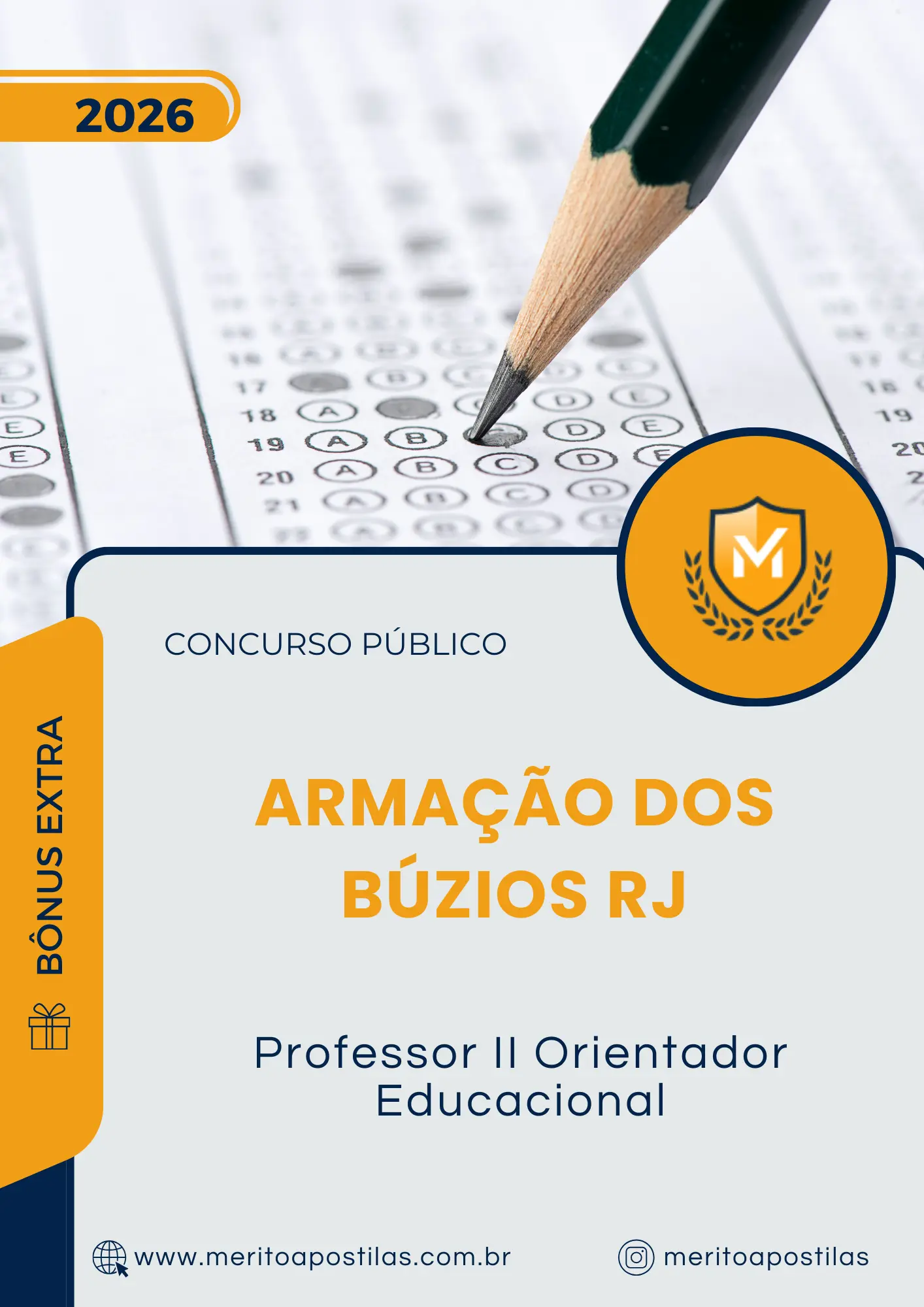 Apostila Professor II Orientador Educacional Prefeitura de Armação dos Búzios RJ 2026
