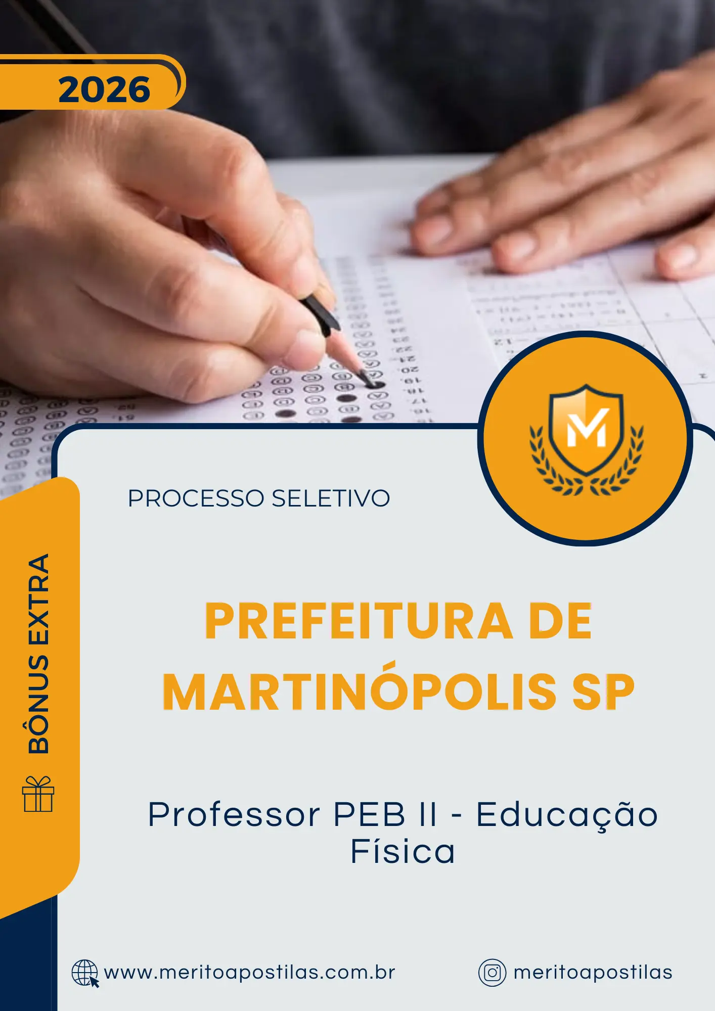 Apostila Professor PEB II Educação Física Prefeitura de Martinópolis SP 2026