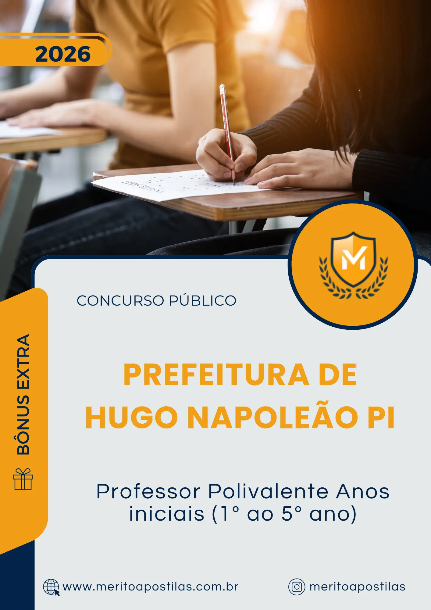 Apostila Professor Polivalente Anos iniciais 1 ao 5 ano Prefeitura de Hugo Napoleão PI 2026