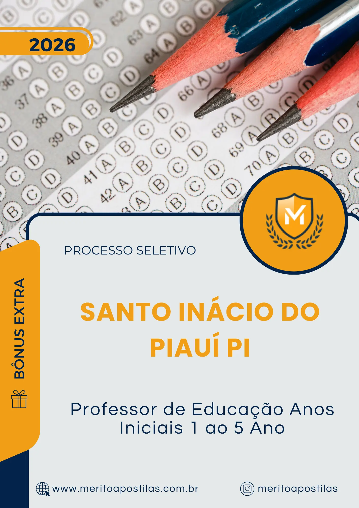 Apostila Professor de Educação Anos Iniciais 1 ao 5 Ano Prefeitura de Santo Inácio do Piauí PI 2026