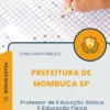 Apostila Professor de Educação Básica II Educação Física Prefeitura de Mombuca SP 2026