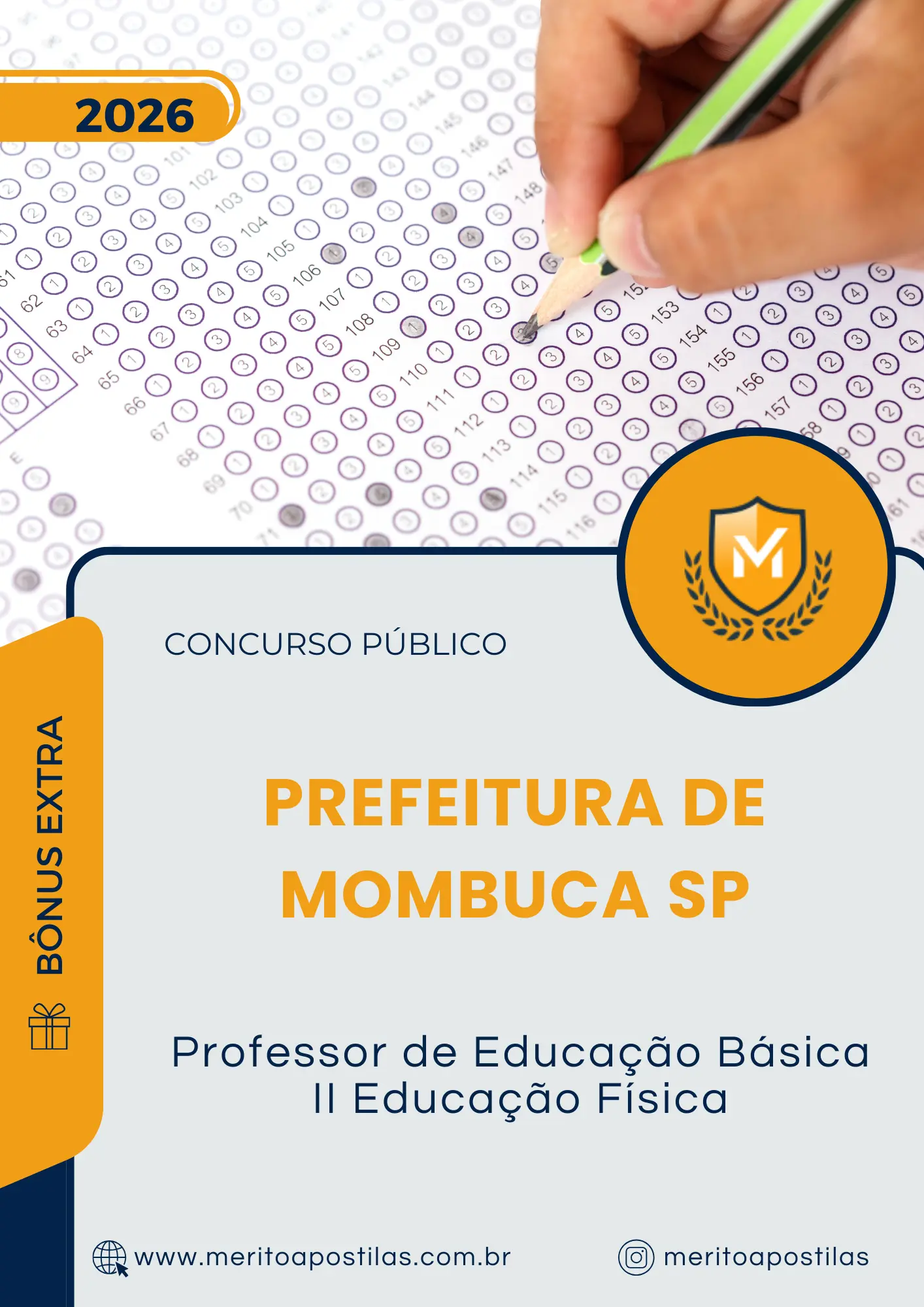 Apostila Professor de Educação Básica II Educação Física Prefeitura de Mombuca SP 2026