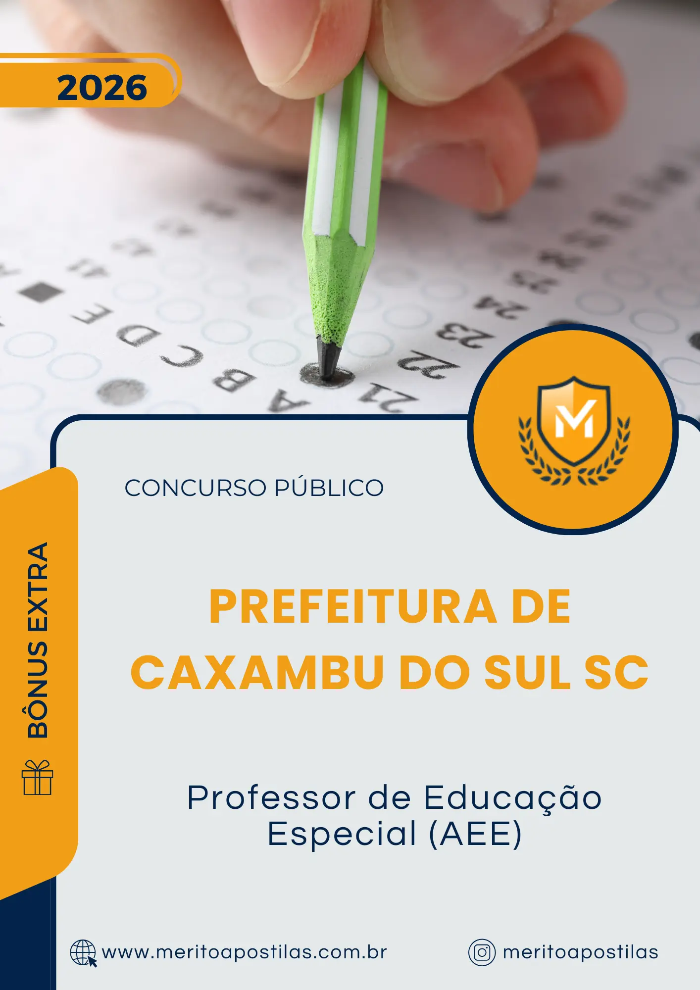 Apostila Professor de Educação Especial AEE Prefeitura de Caxambu do Sul SC 2026