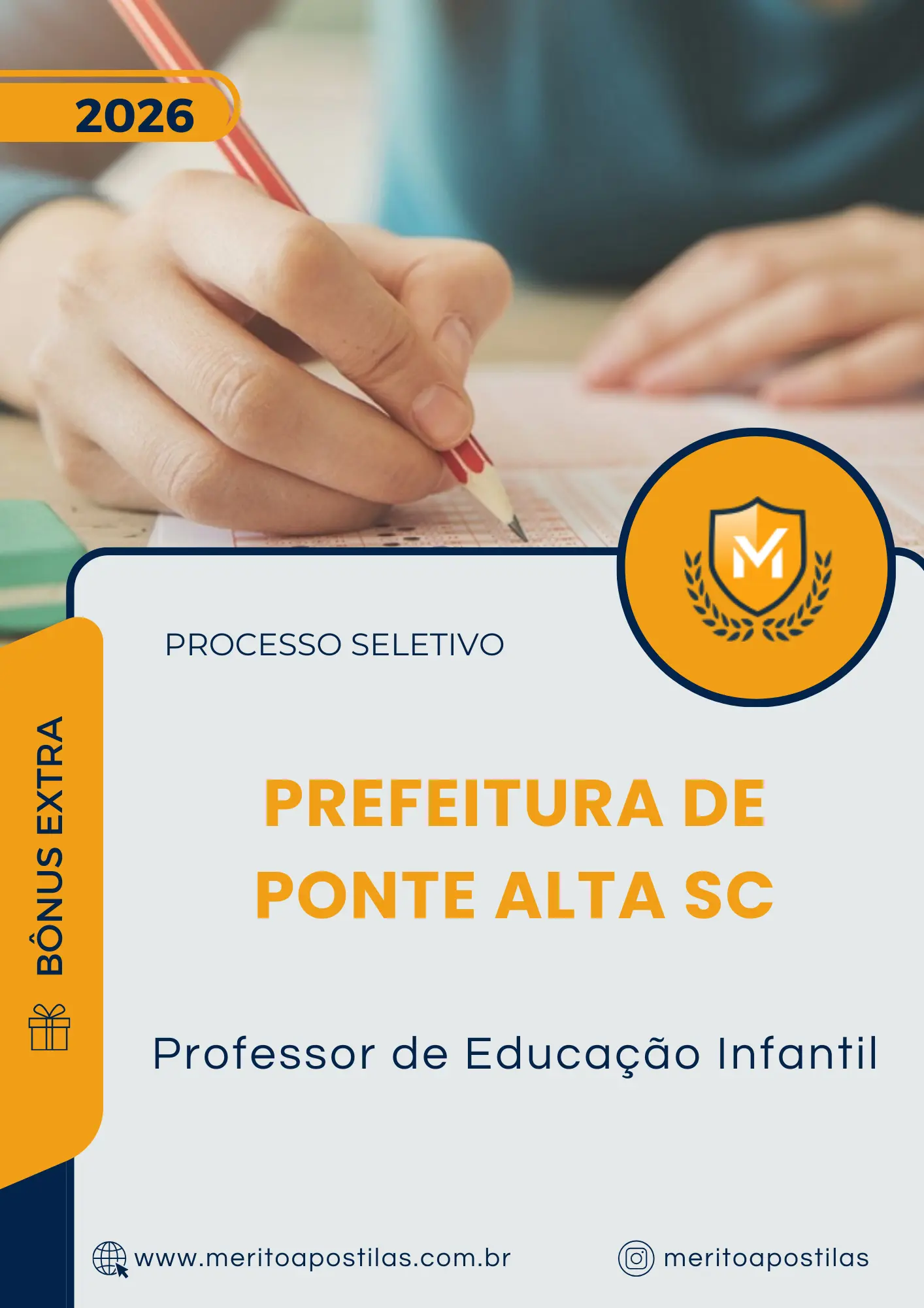 Apostila Professor de Educação Infantil Prefeitura de Ponte Alta SC 2026