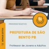 Apostila Professor de Jovens e Adultos Prefeitura de São Bento PB 2026