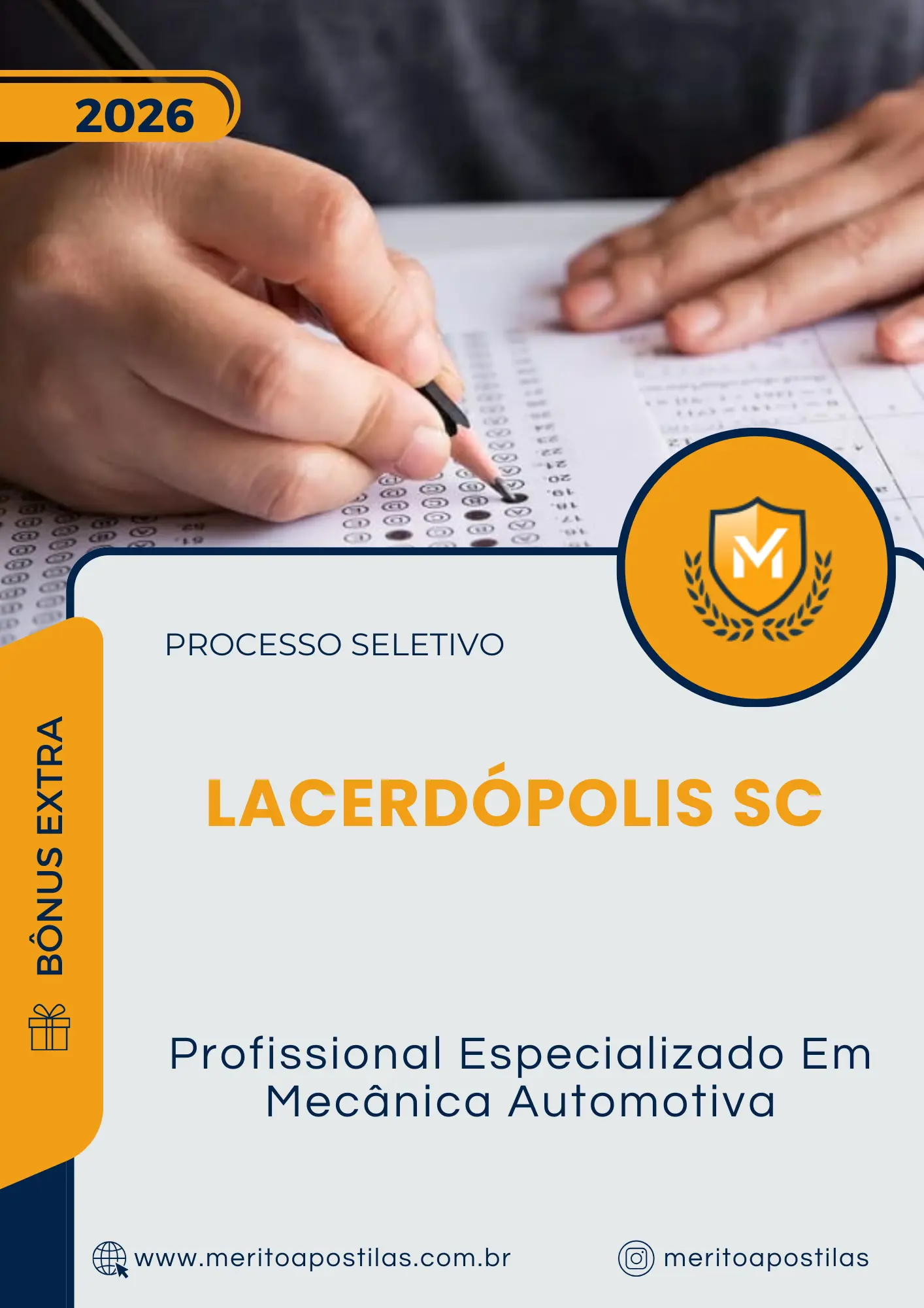 Apostila Profissional Especializado Em Mecânica Automotiva Prefeitura de Lacerdópolis SC 2026