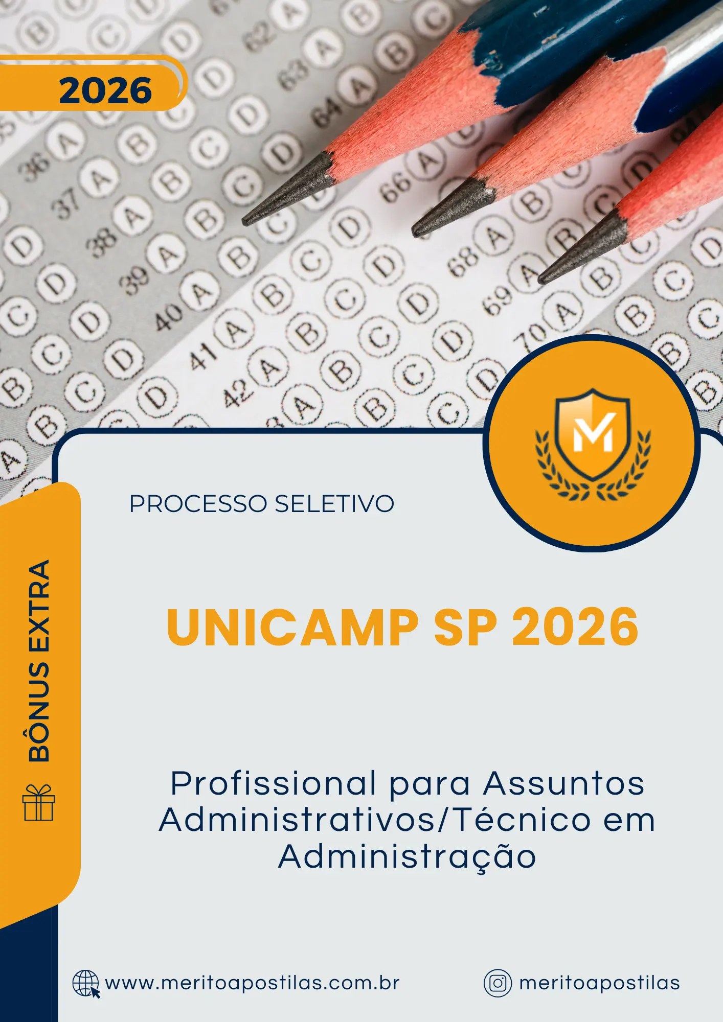 Apostila Profissional para Assuntos Administrativos Técnico em Administração Processo Seletivo Unicamp SP 2026